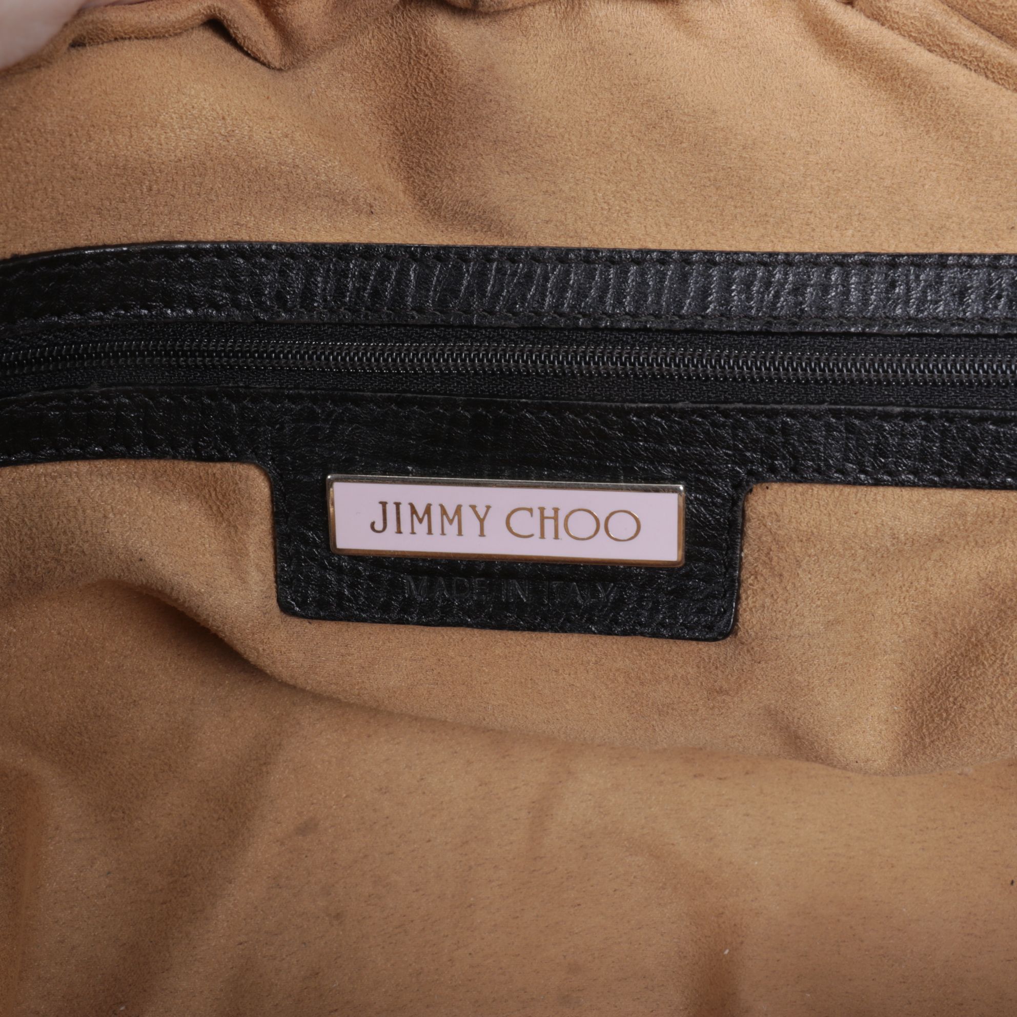 Jimmy Choo Blythe Leather Handbag and Nica Shoulder Bag with Chain Strap