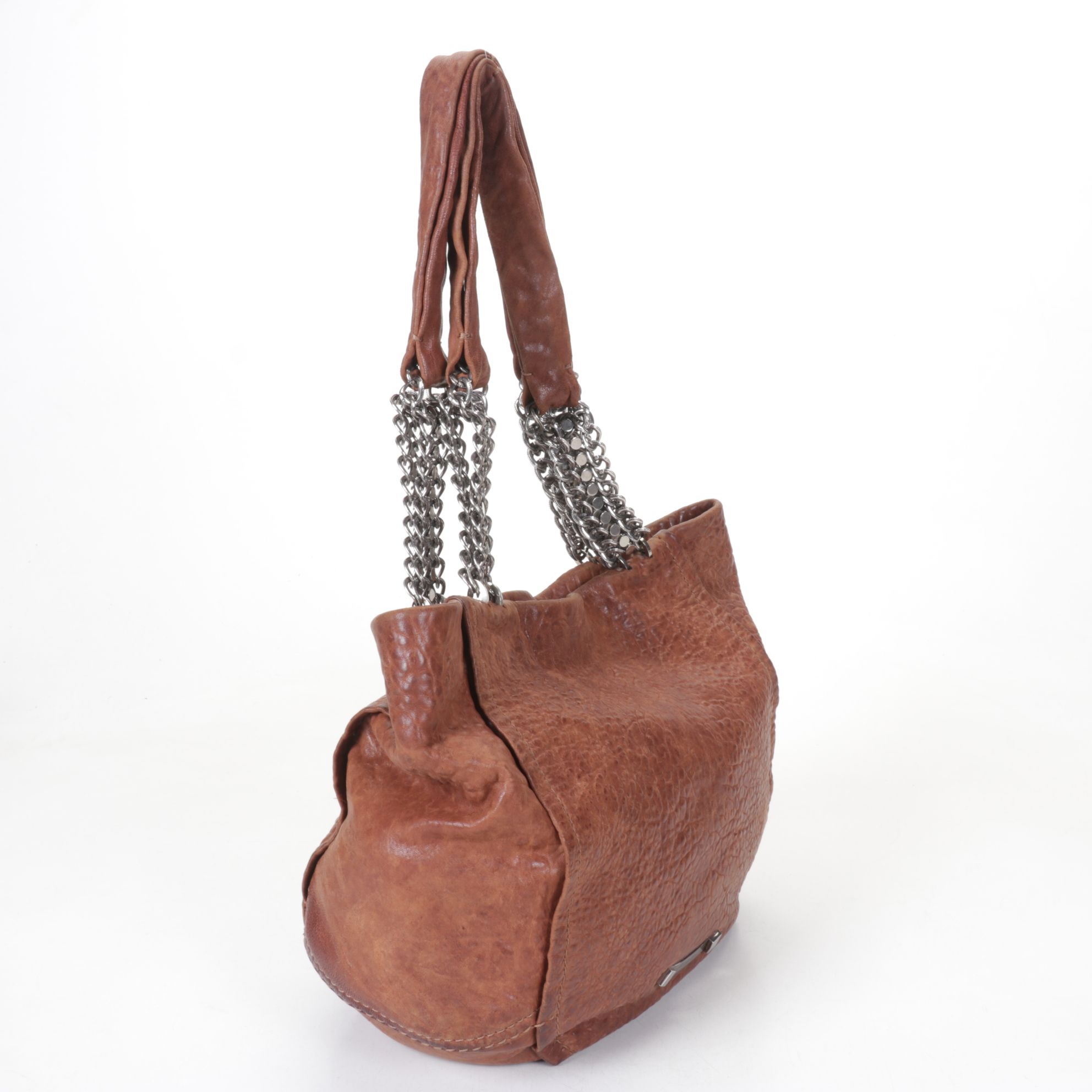 Jimmy Choo Blythe Leather Handbag and Nica Shoulder Bag with Chain Strap