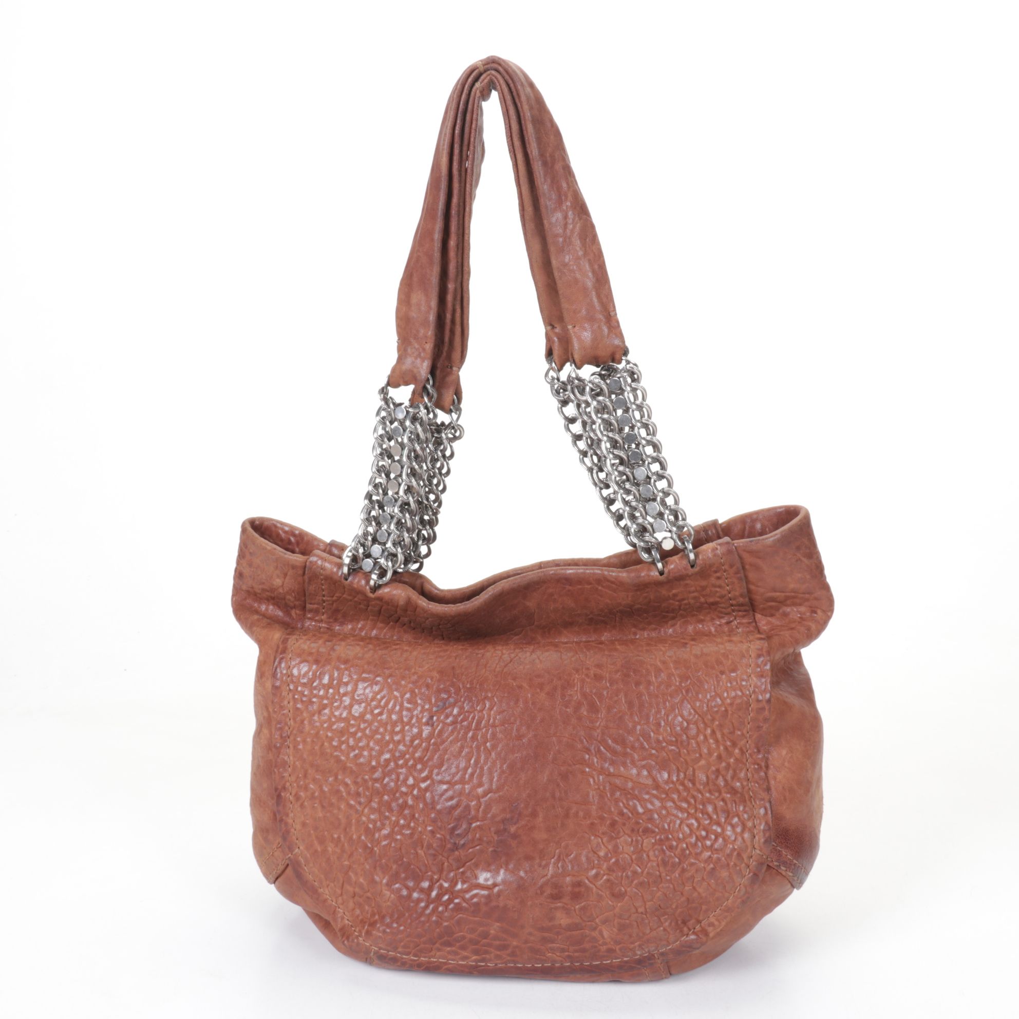 Jimmy Choo Blythe Leather Handbag and Nica Shoulder Bag with Chain Strap