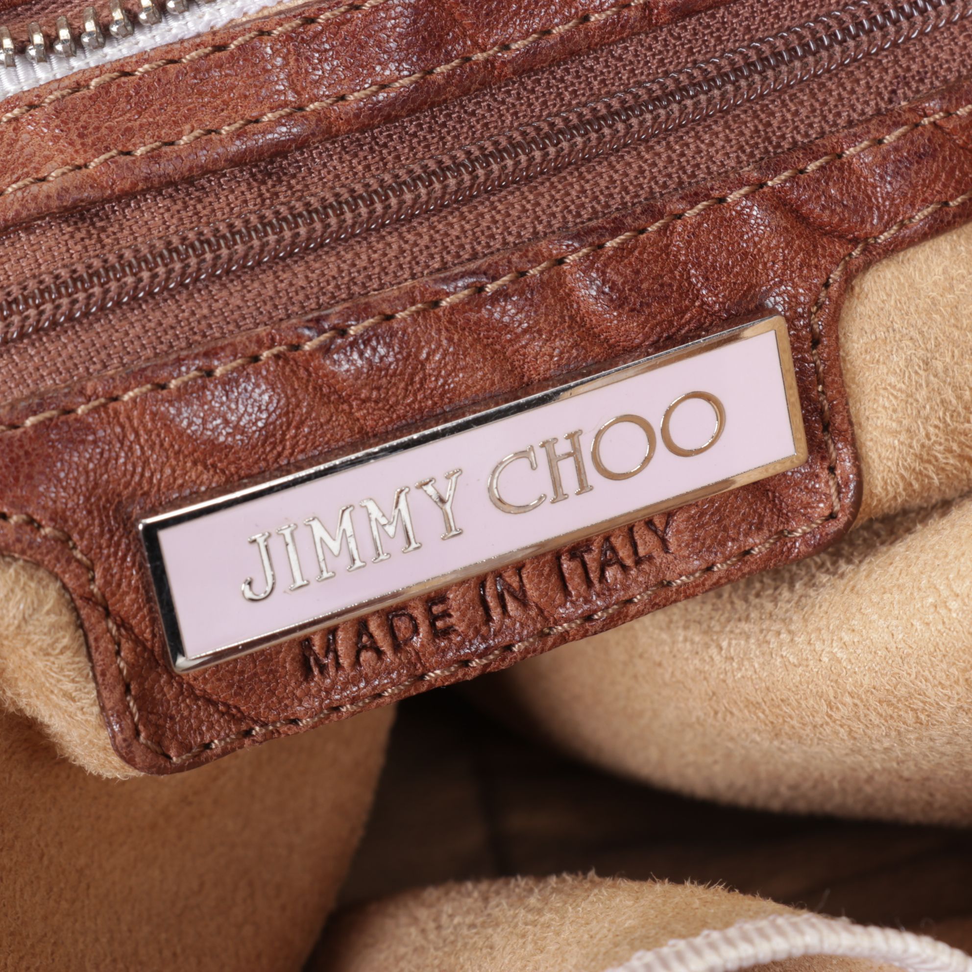 Jimmy Choo Blythe Leather Handbag and Nica Shoulder Bag with Chain Strap