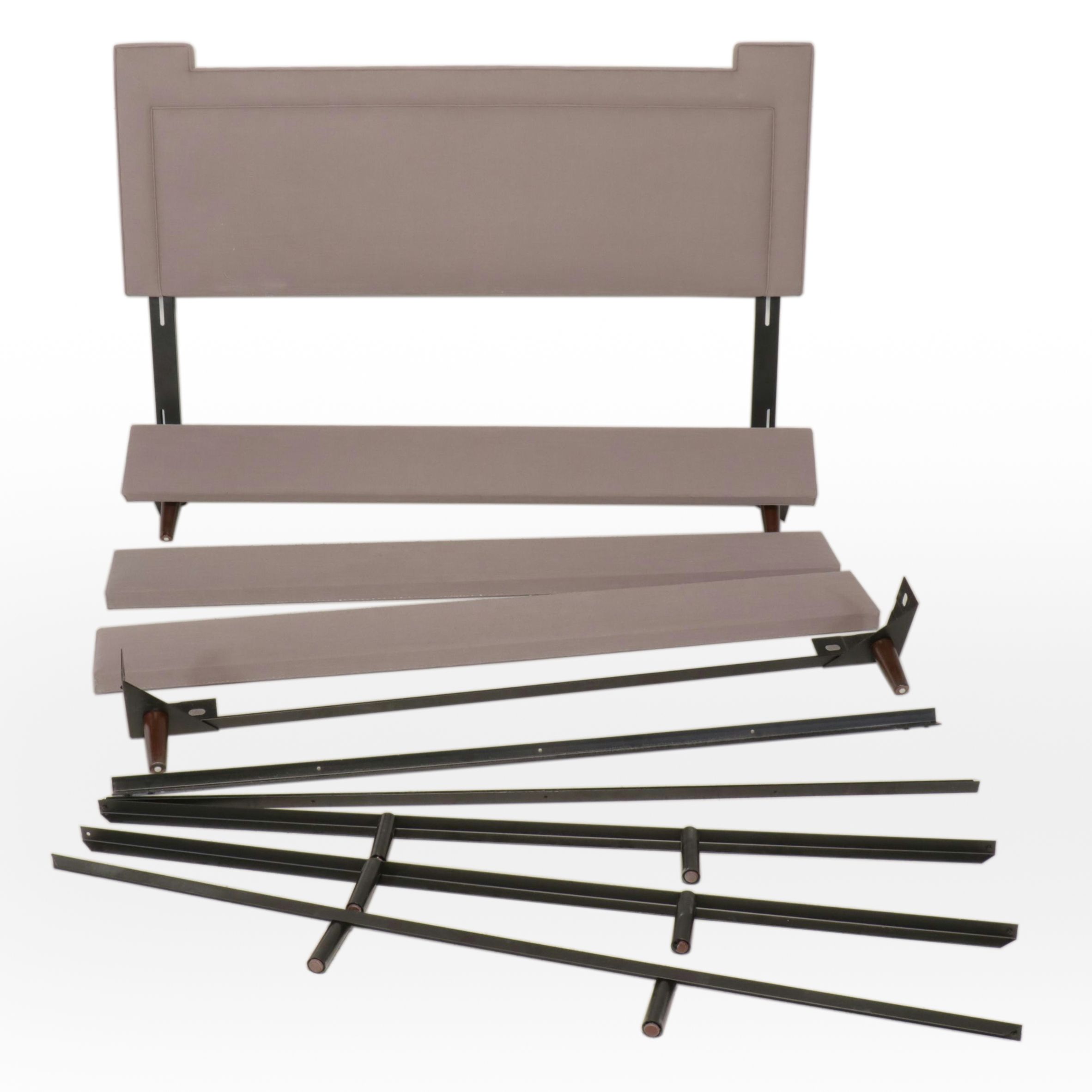 Skyline Furniture Contemporary Upholstered King Size Bed Frame