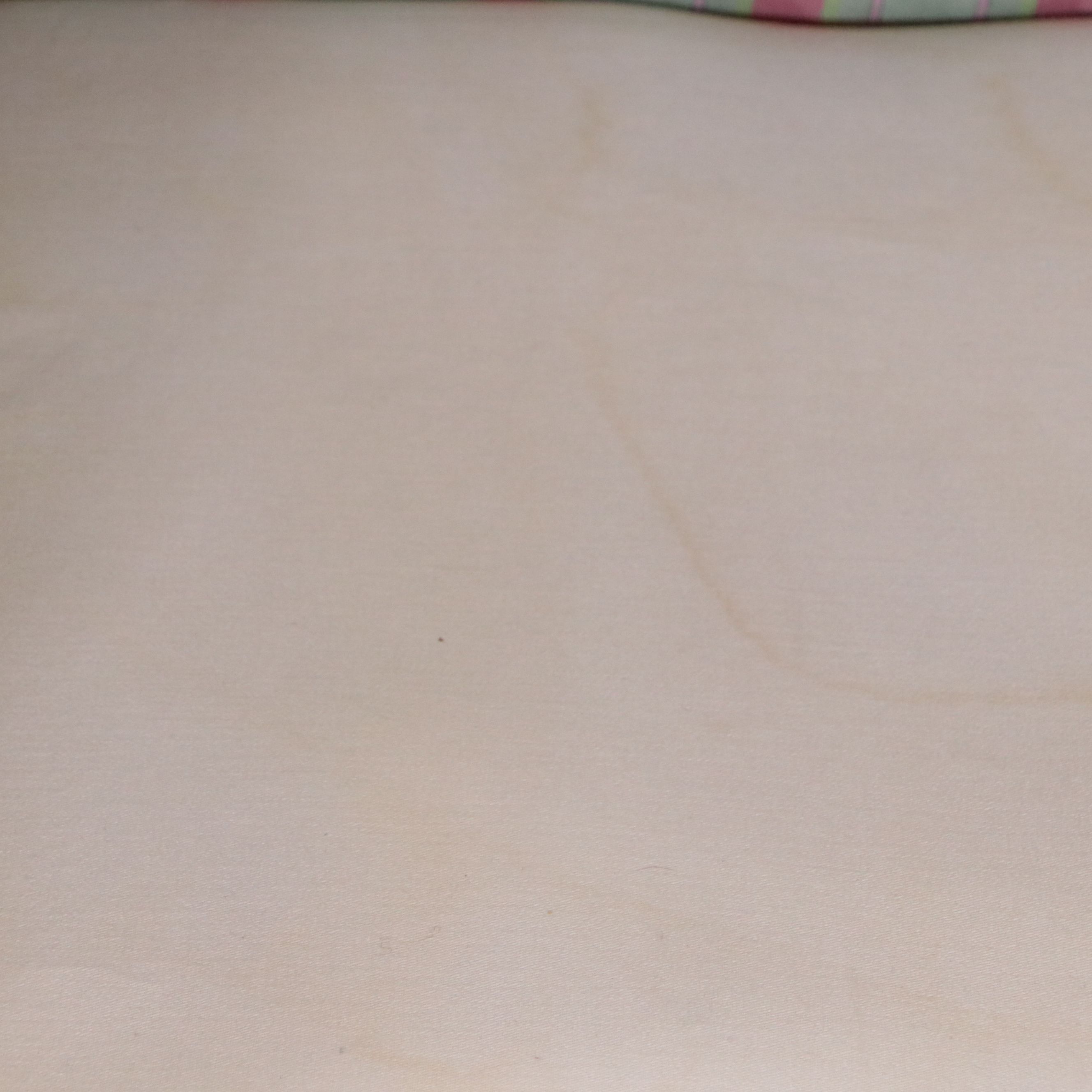 Plaid Fabric Upholstered Armchair with Ottoman