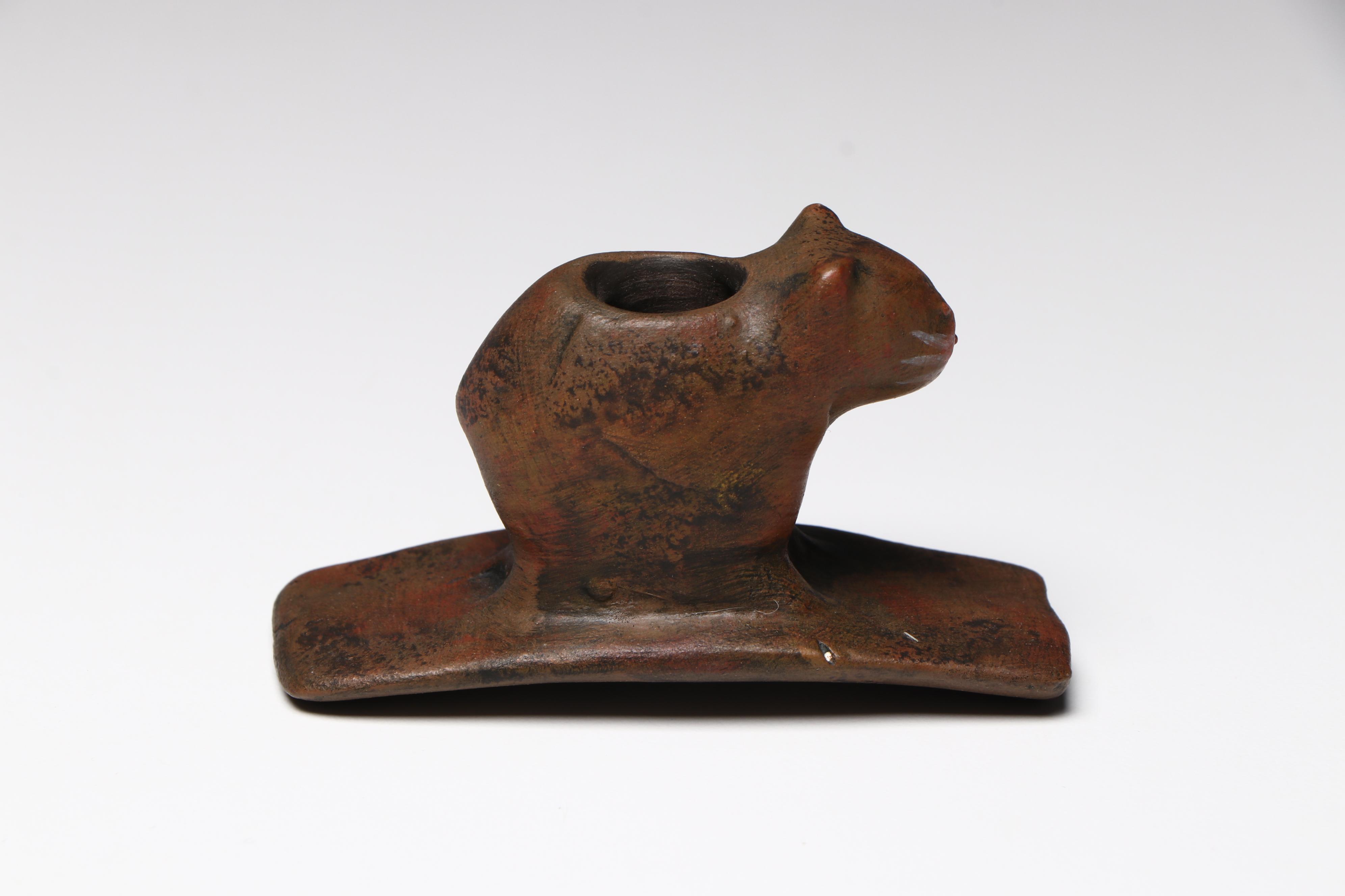 Four Indigenous Stone and Clay Pipe Bowls