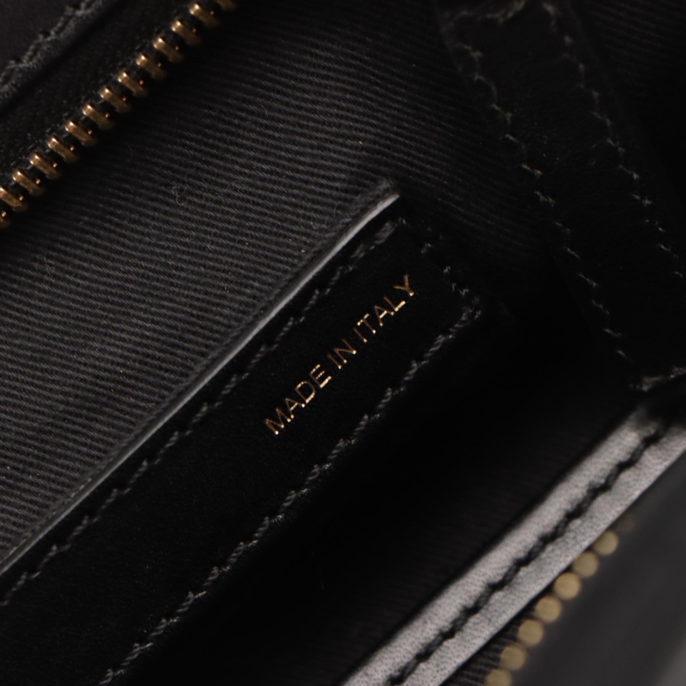 Chloé Small Alice Two-Way Satchel in Calfskin and Black Leather