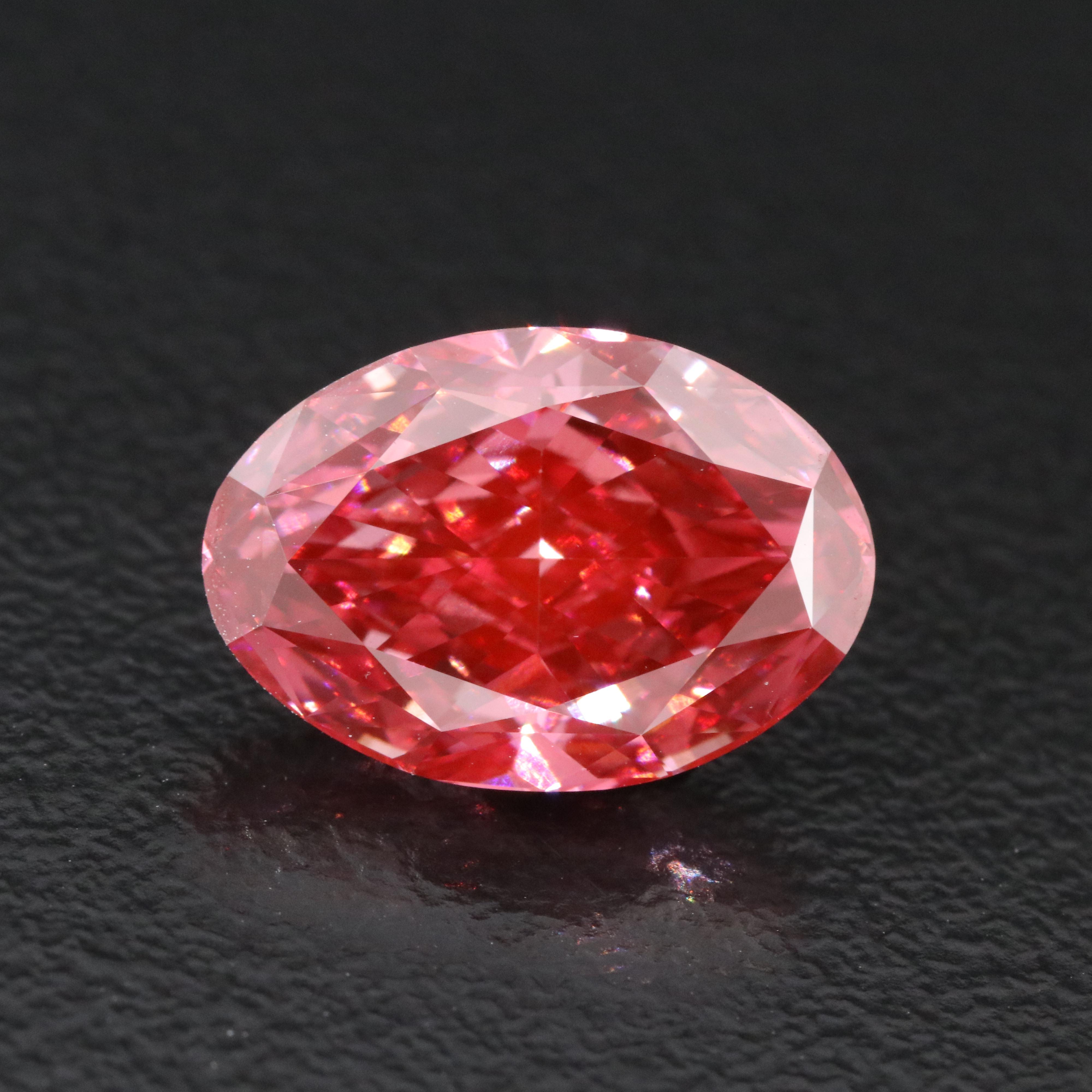 Loose 4.21 CT Lab Grown Fancy Pink Diamond