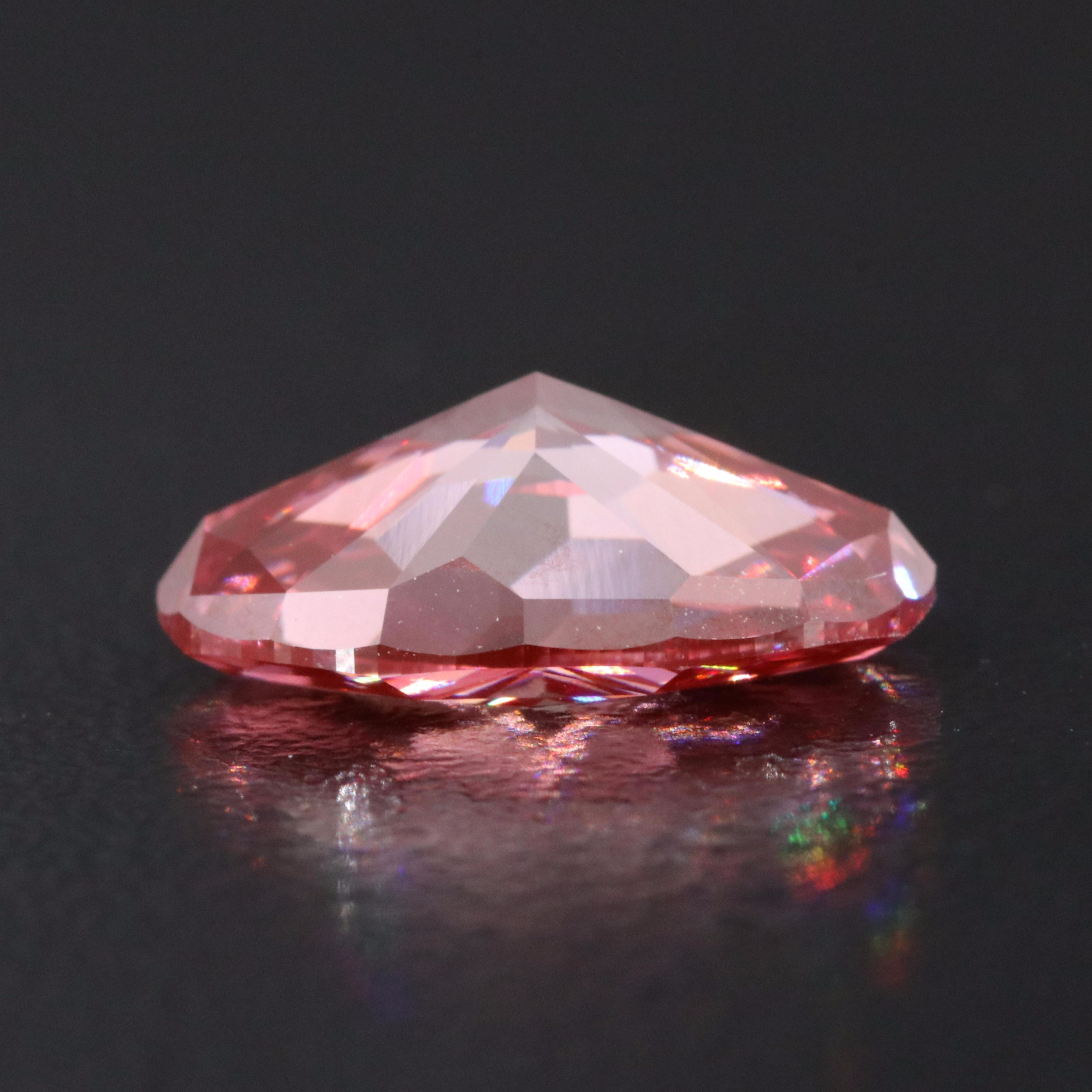 Loose 4.21 CT Lab Grown Fancy Pink Diamond