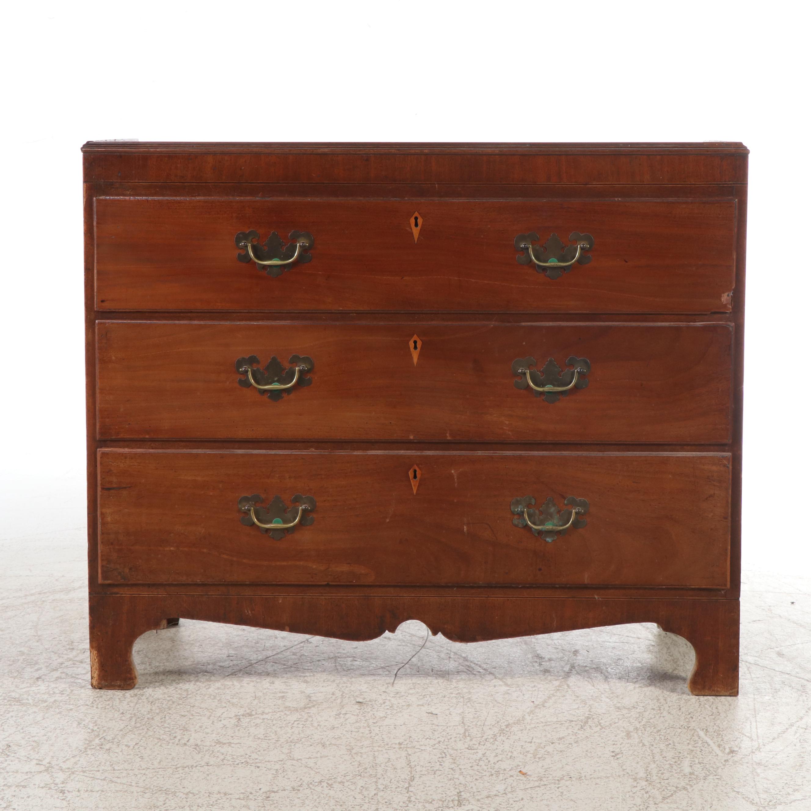 Antique George II Style Mahogany Tallboy