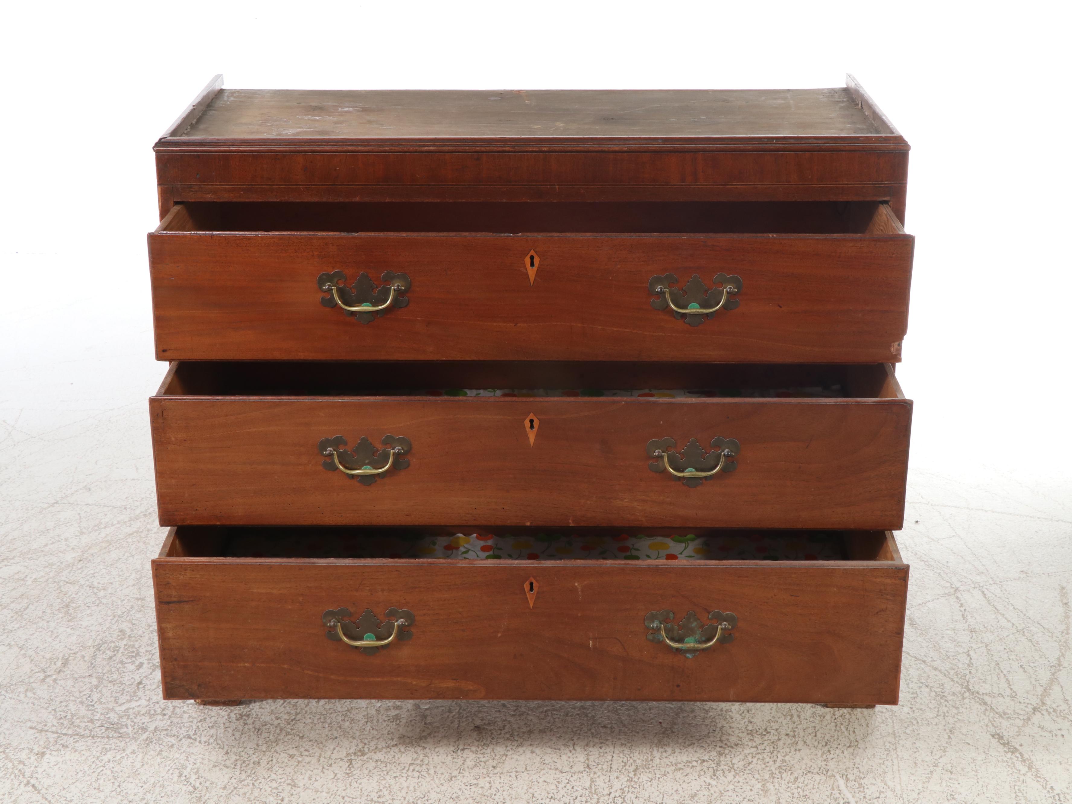 Antique George II Style Mahogany Tallboy