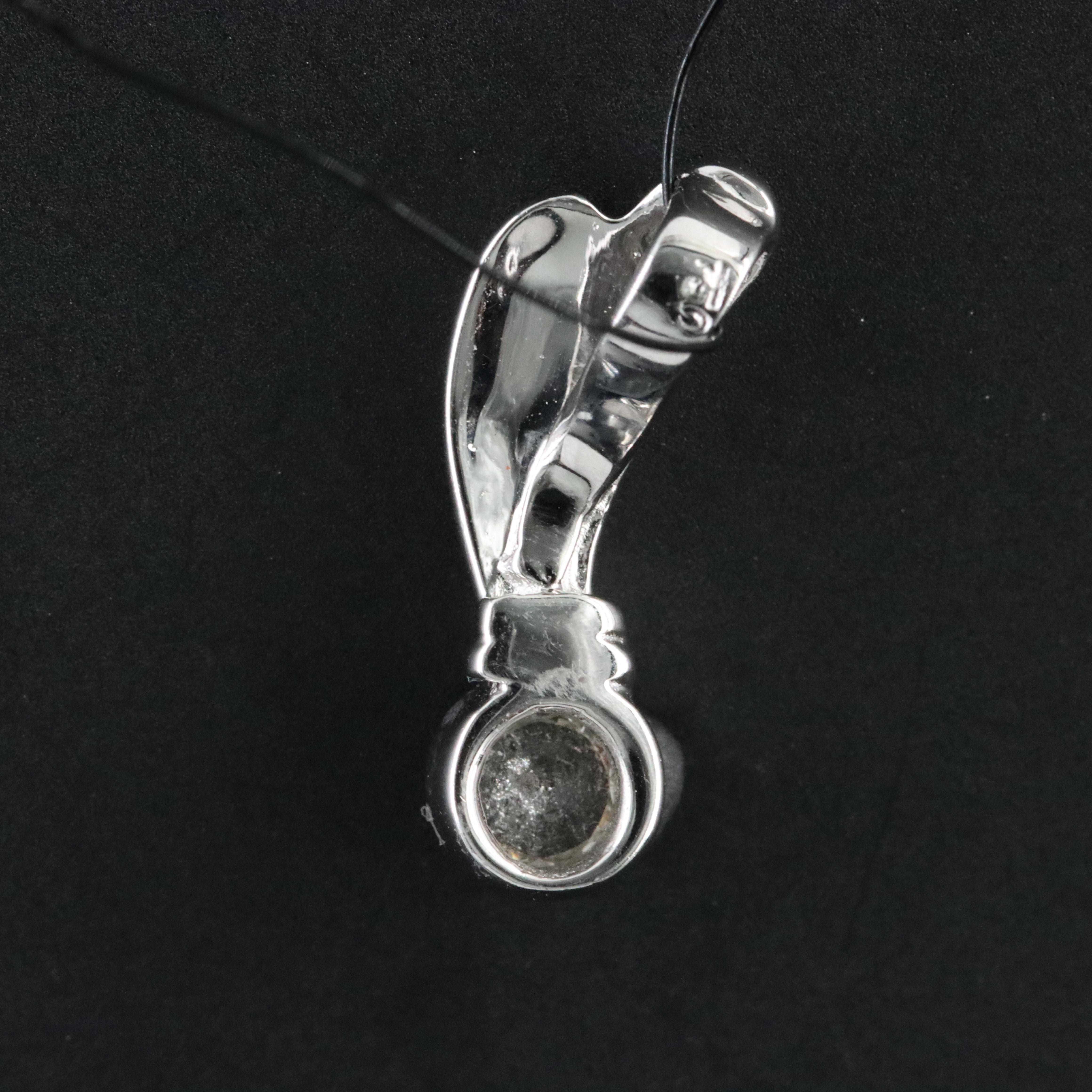 18K 0.15 CT Diamond Pendant