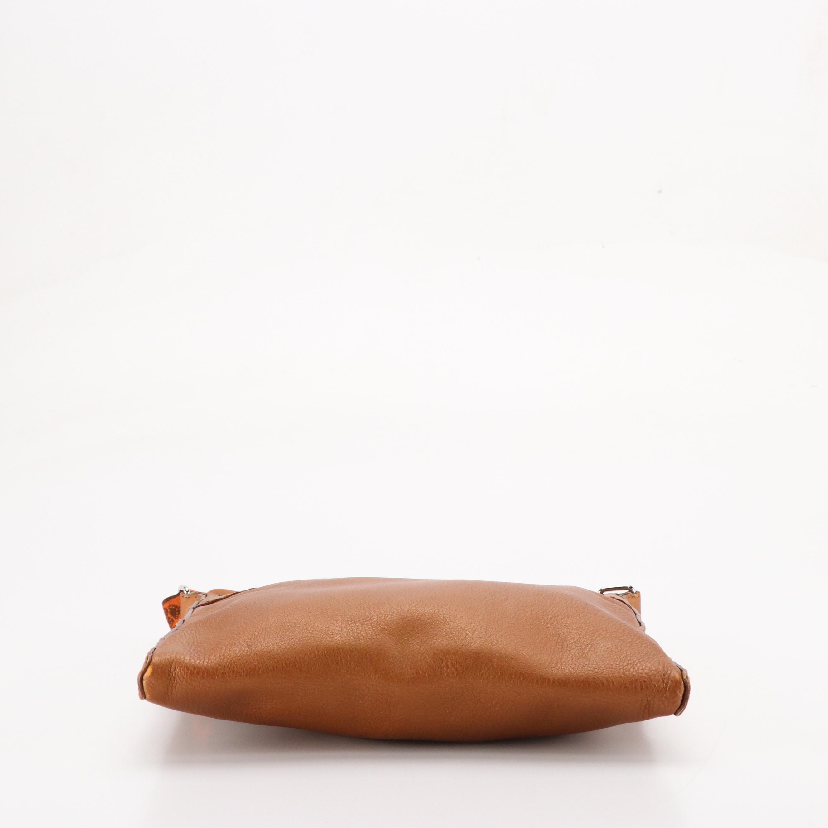 Fendi Selleria Shoulder Bag 8BT109 in Metallic Leather