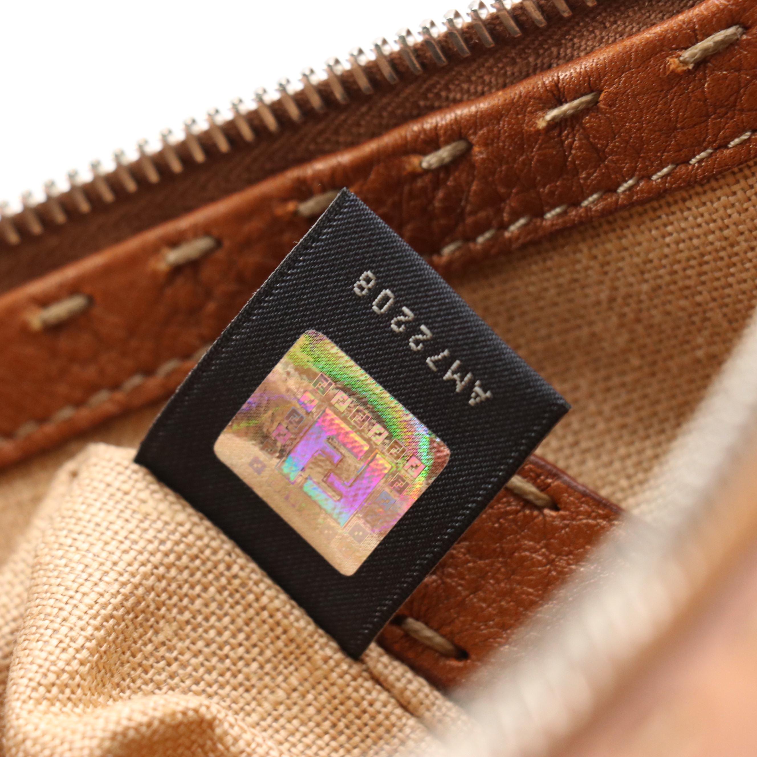 Fendi Selleria Shoulder Bag 8BT109 in Metallic Leather