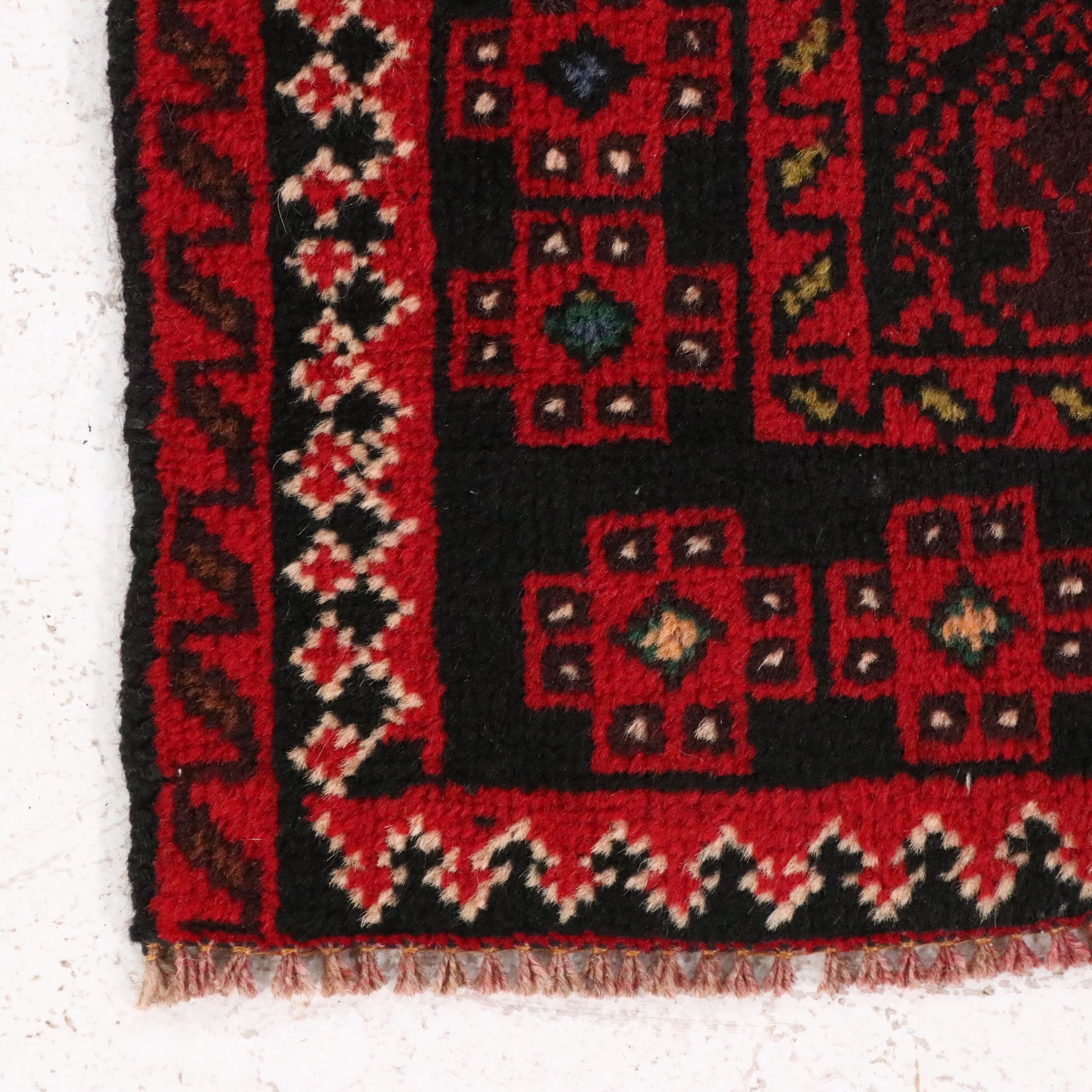 3'1 x 4'7 Hand-Knotted Afghan Baluch Prayer Rug