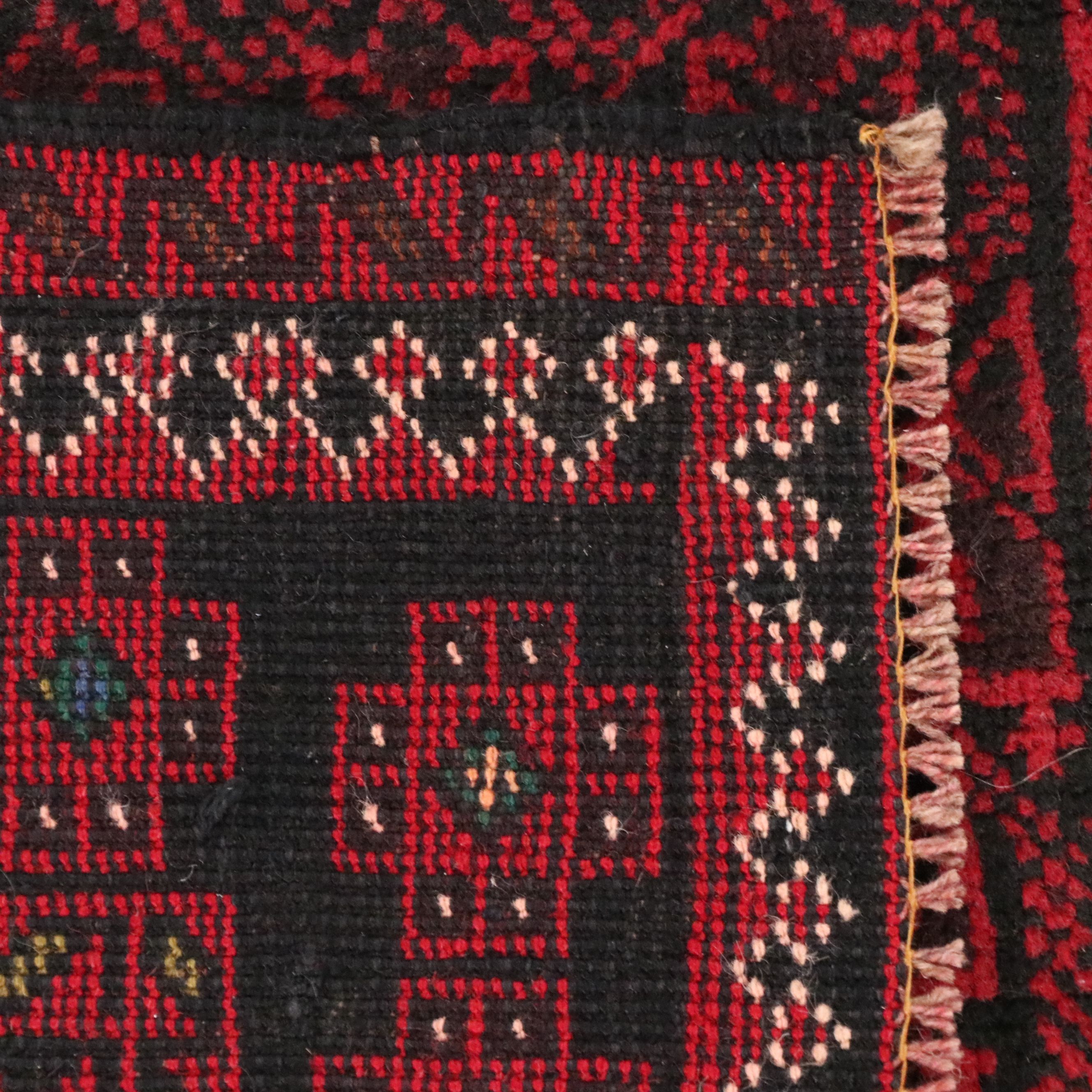 3'1 x 4'7 Hand-Knotted Afghan Baluch Prayer Rug