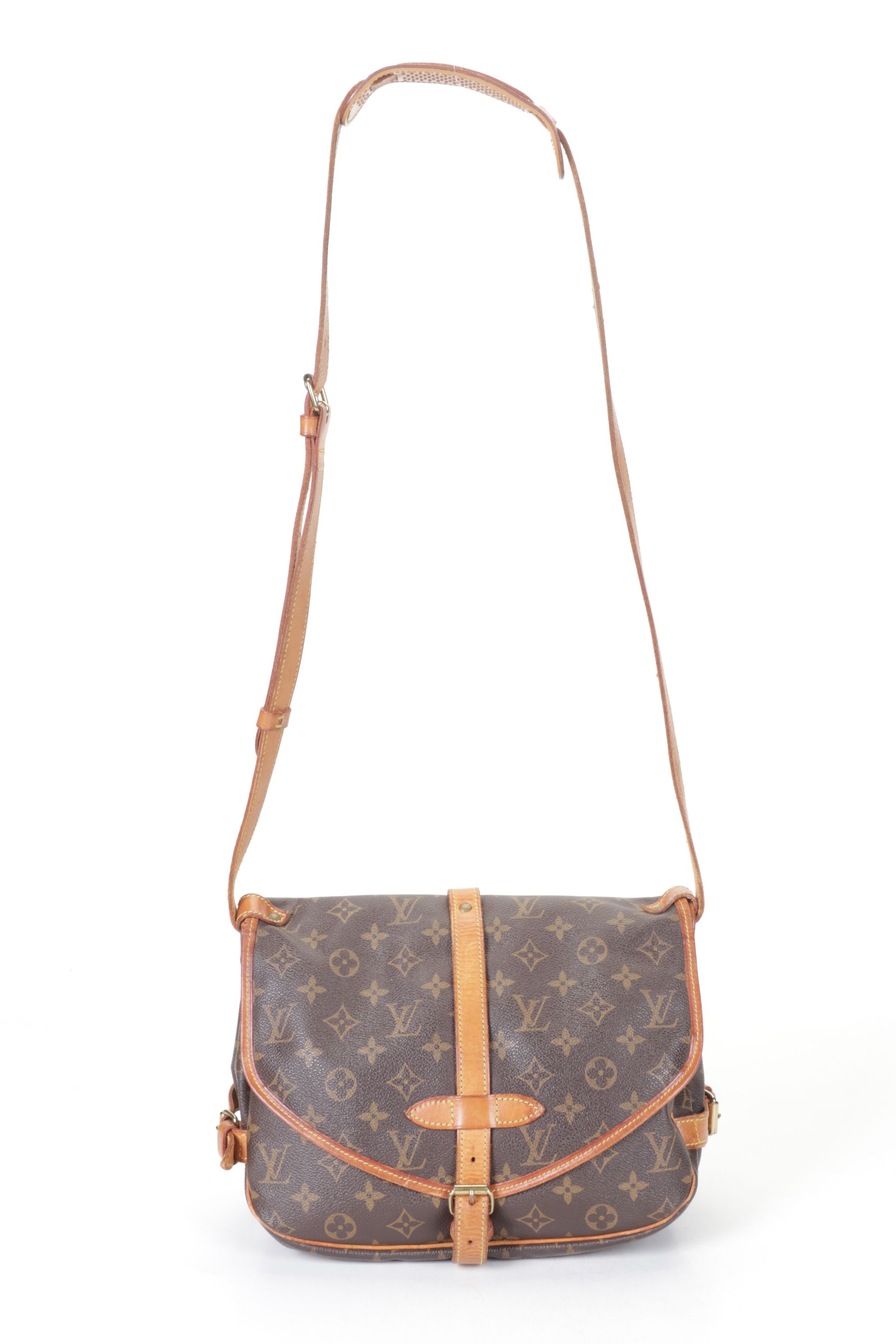 Louis Vuitton Saumur 30 Crossbody Bag in Monogram Canvas and Leather