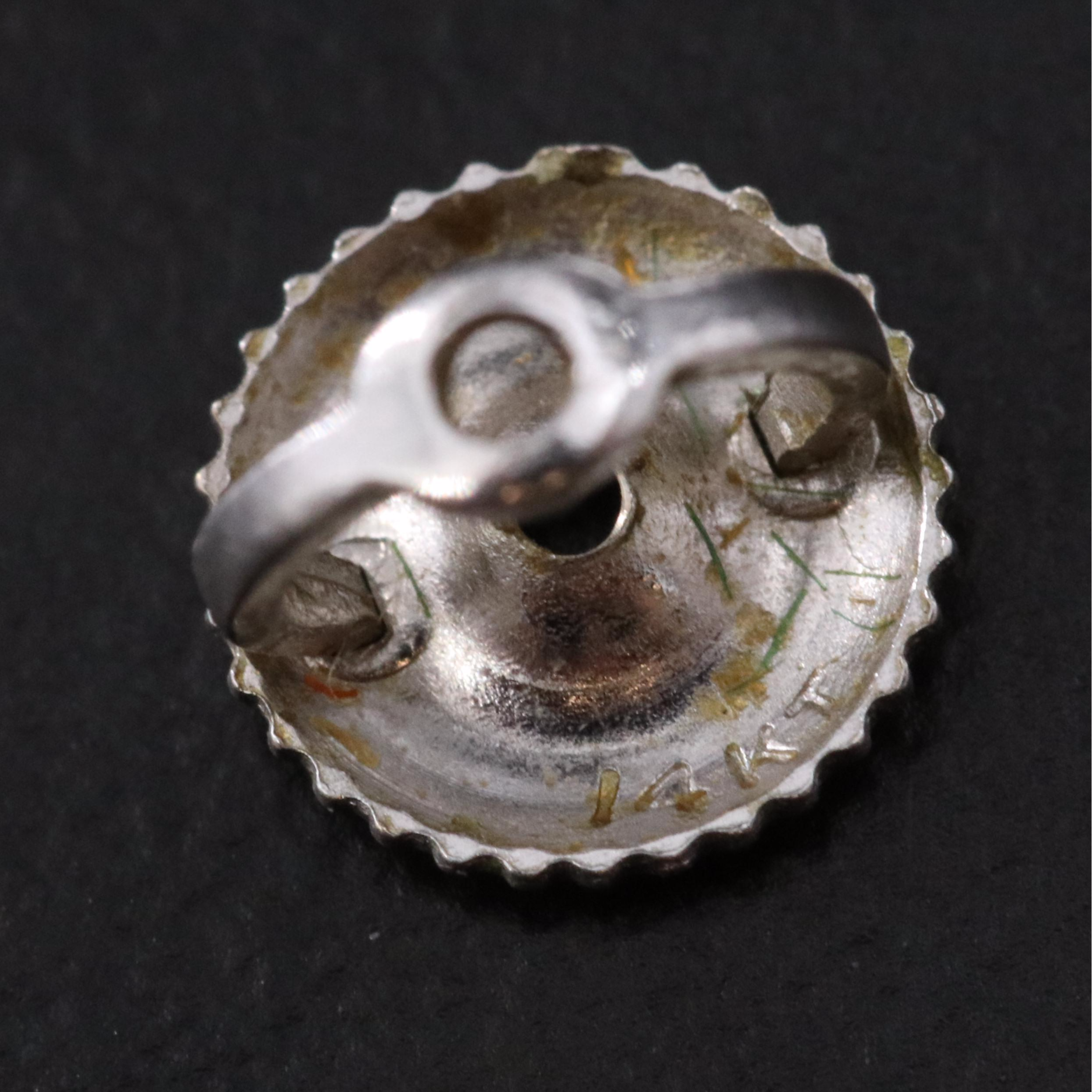 14K Star Sapphire Earrings