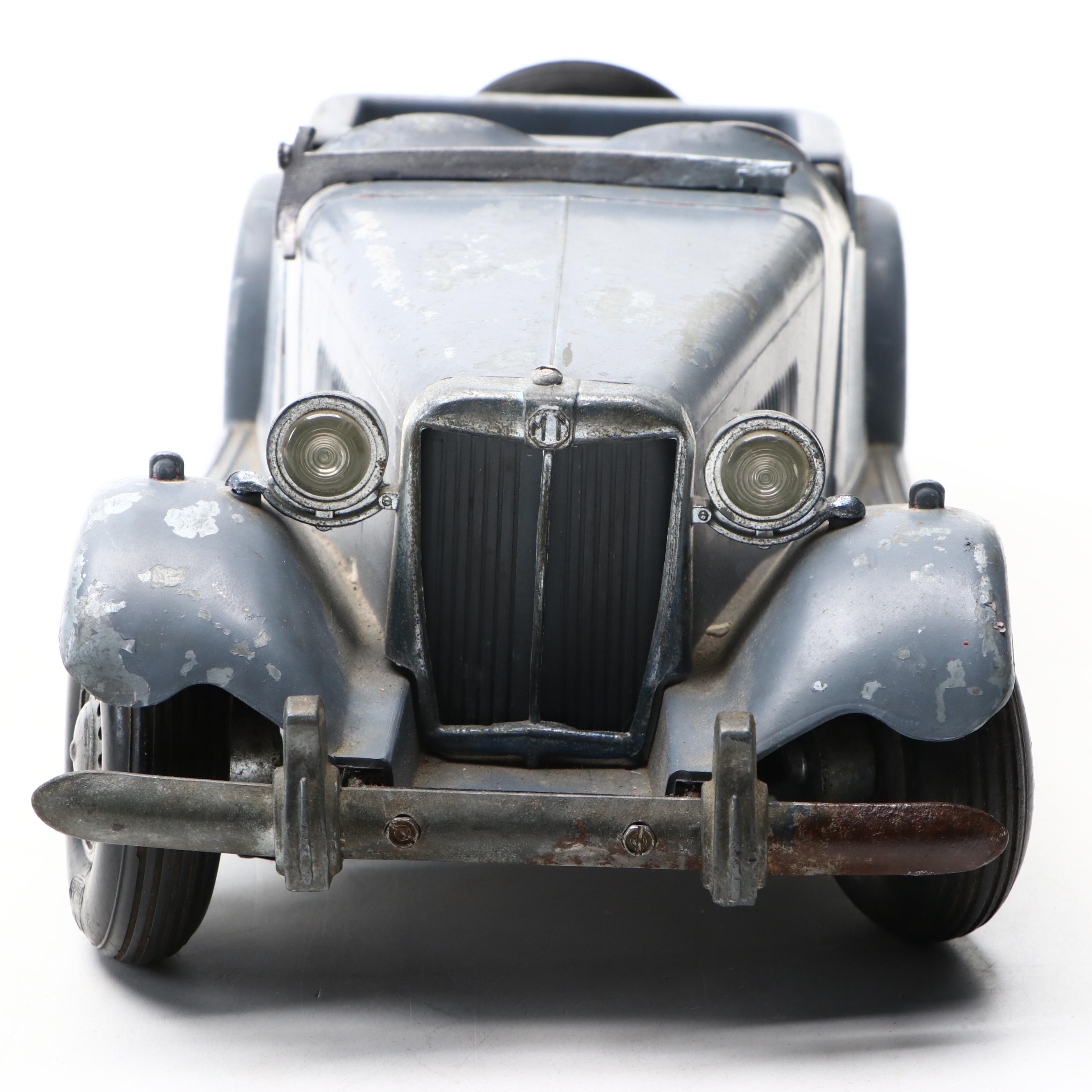 Doepke Model Toys Pressed Steel MG Roadster, Mid-20th Century