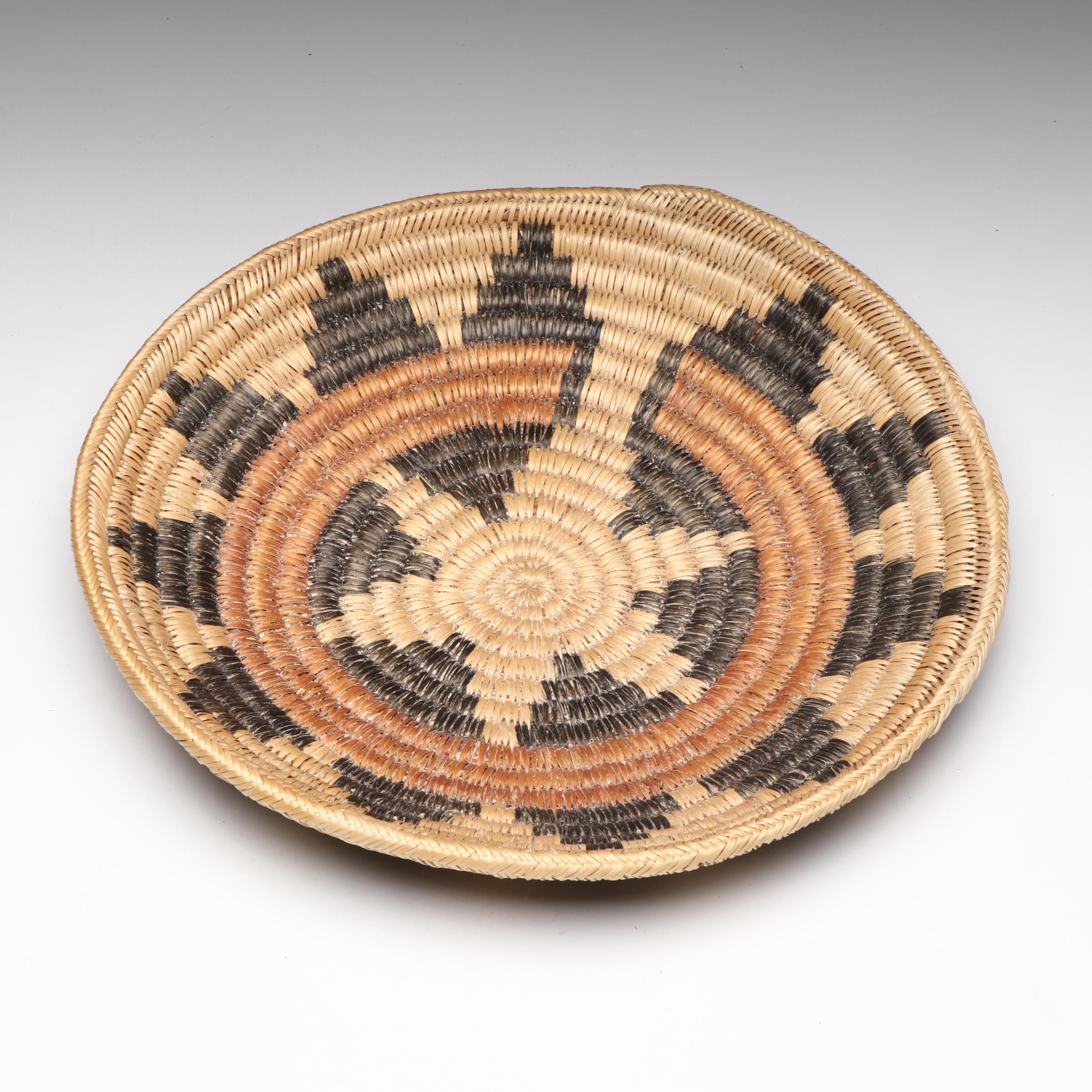Diné (Navajo) Polychrome Ceremonial Wedding Basket