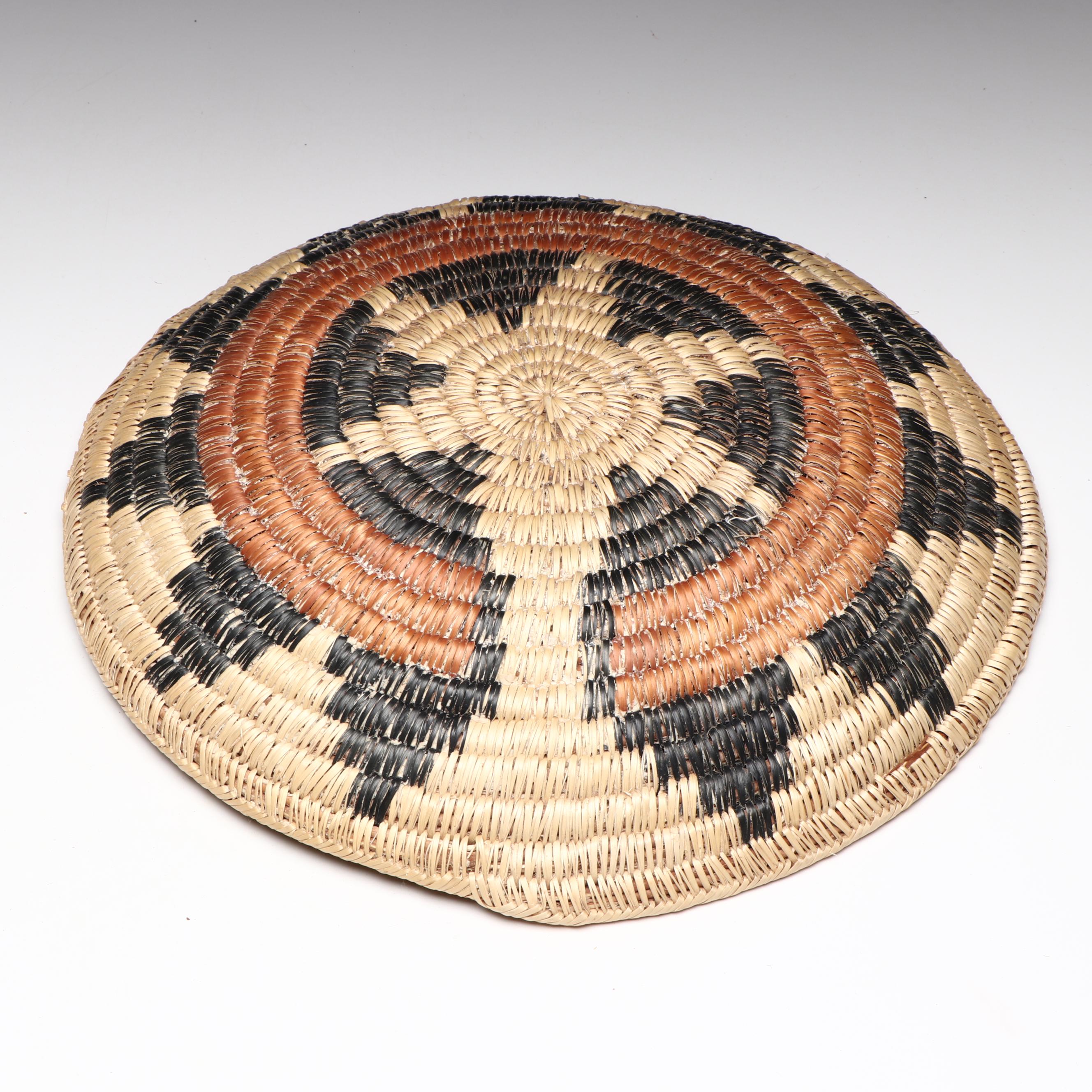 Diné (Navajo) Polychrome Ceremonial Wedding Basket