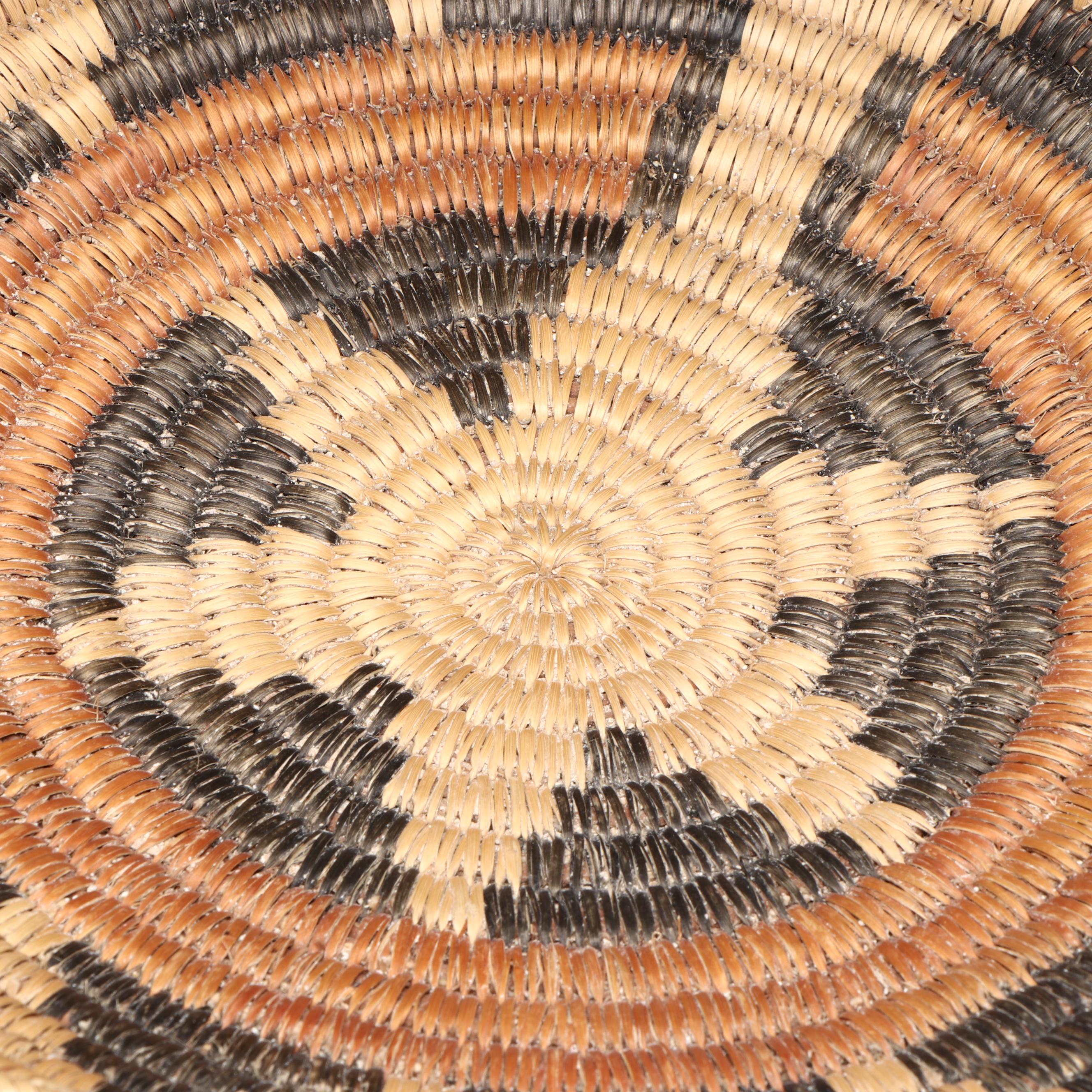 Diné (Navajo) Polychrome Ceremonial Wedding Basket