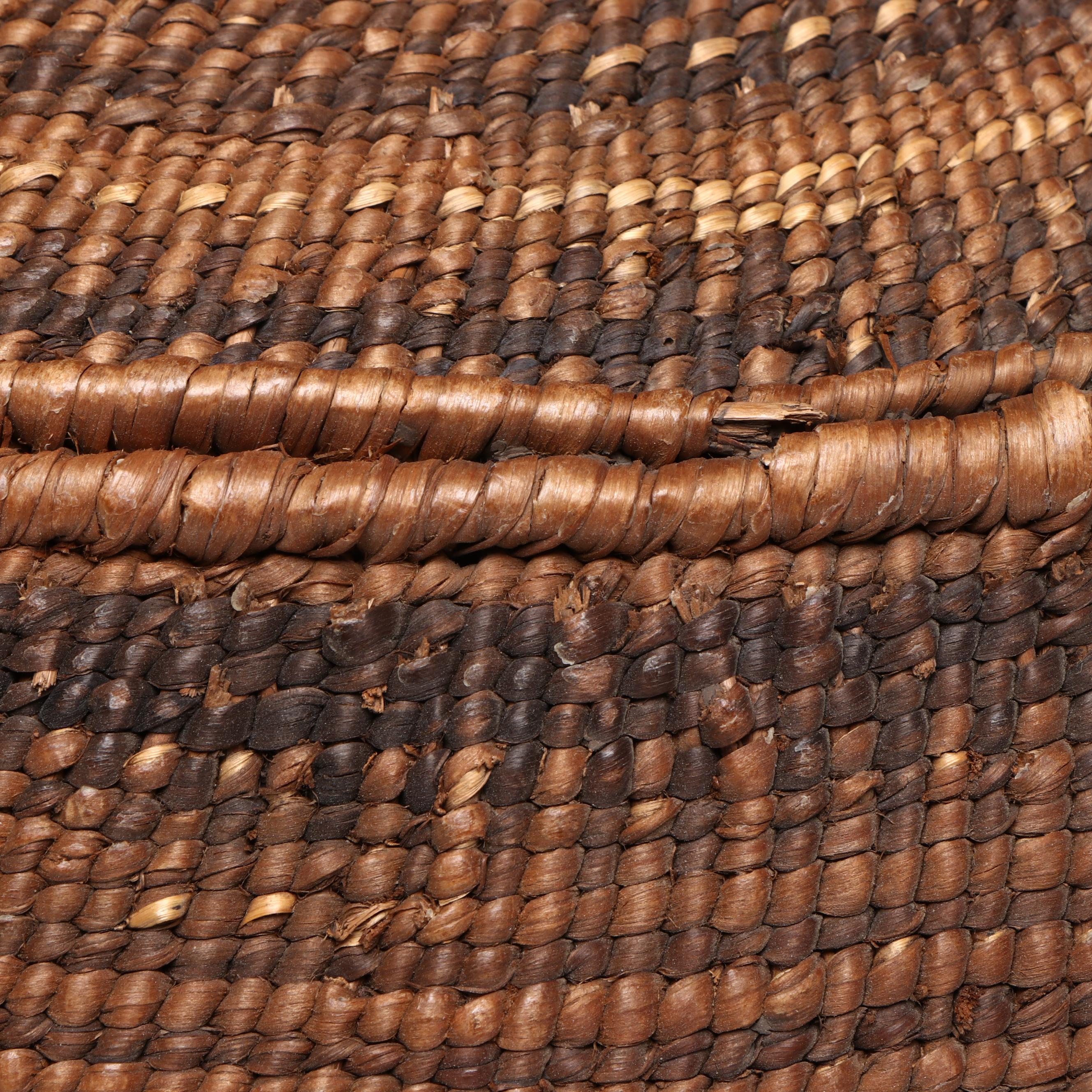 Northern Californian Karuk Hand-Woven Basket Tray