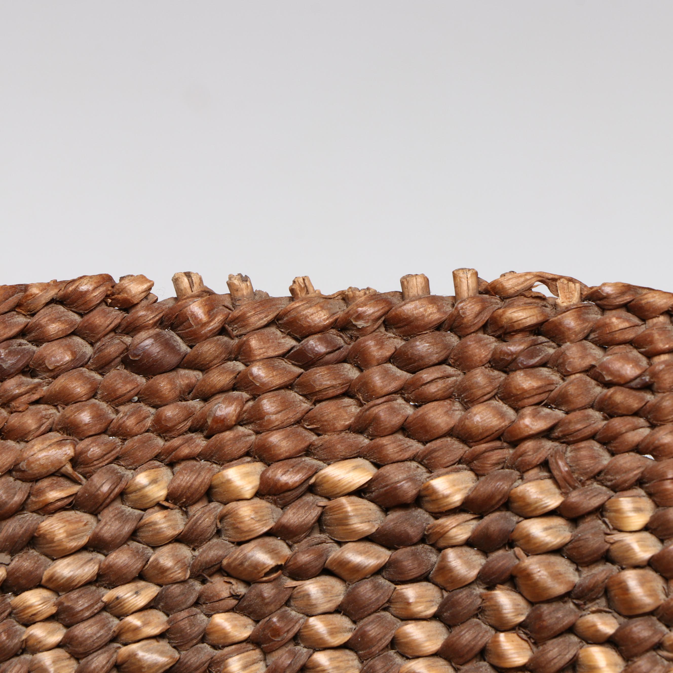 Northern Californian Karuk Hand-Woven Basket Tray