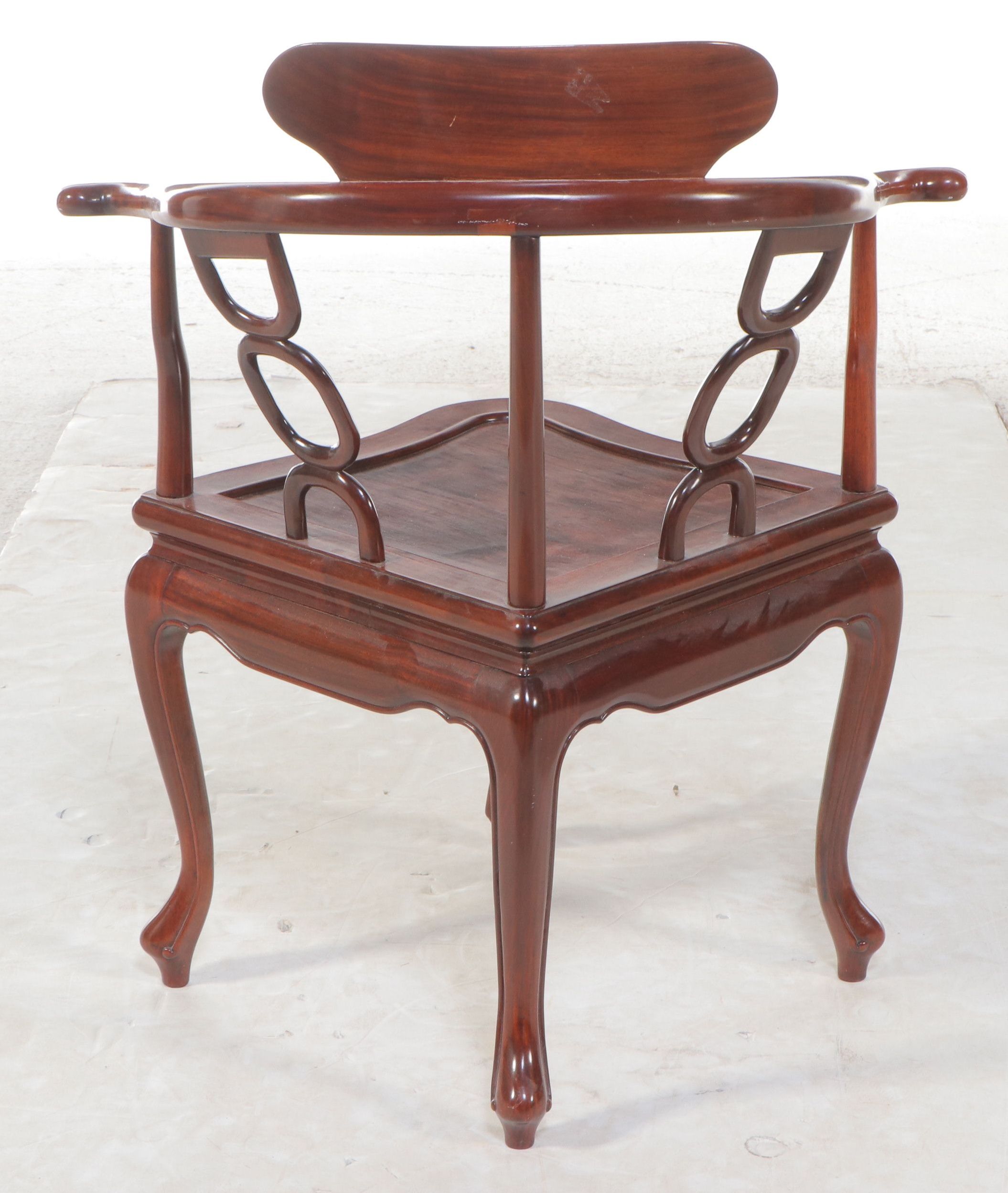 Chinese Rosewood Corner Chair