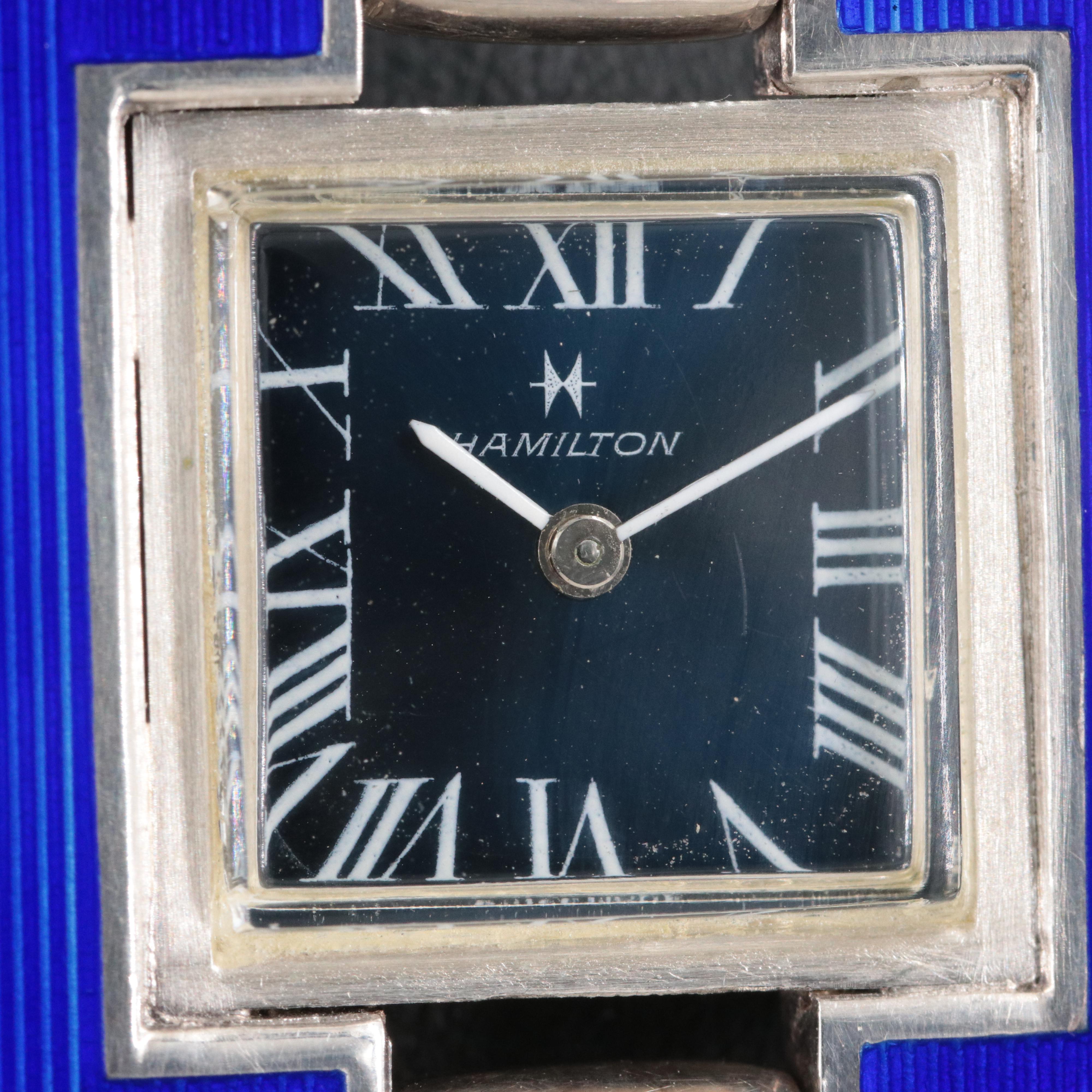 Vintage Hamilton 900 Silver Bangle Watch