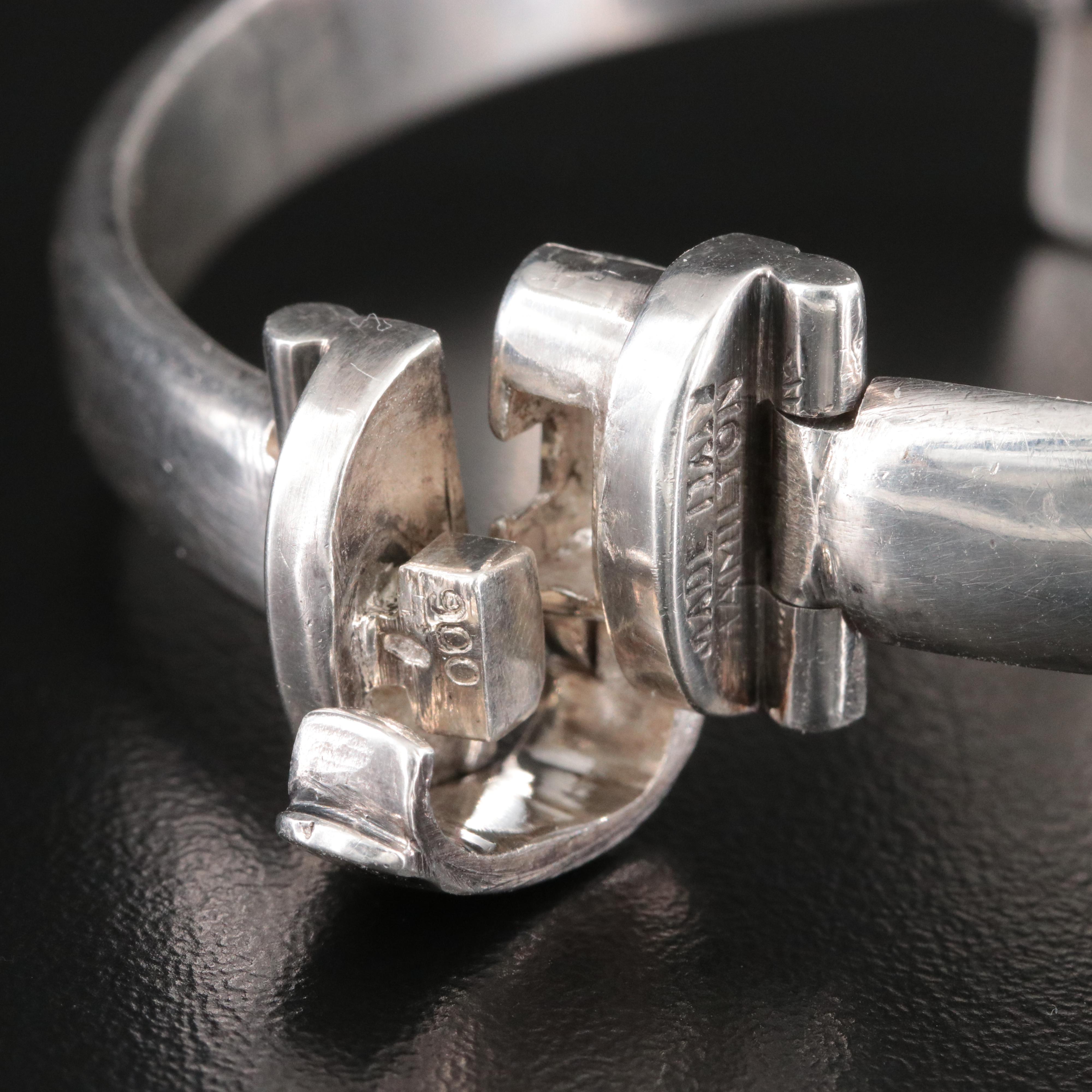 Vintage Hamilton 900 Silver Bangle Watch