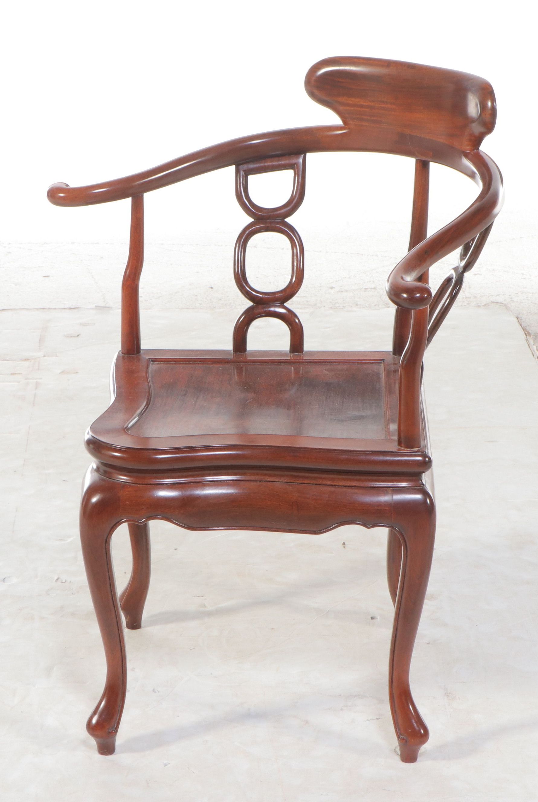 Chinese Rosewood Corner Chair