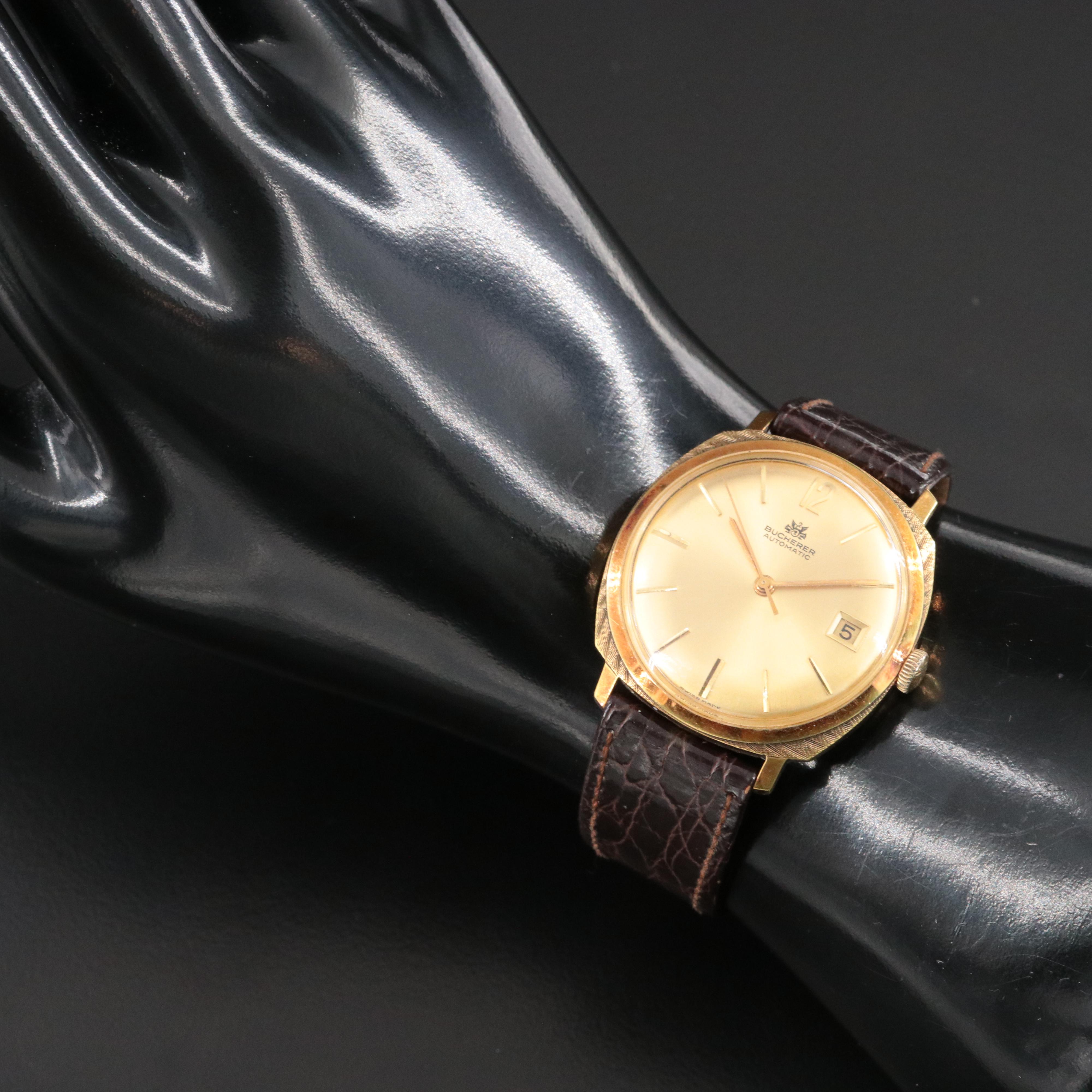 Bucherer Vintage Gold-Plated Watch