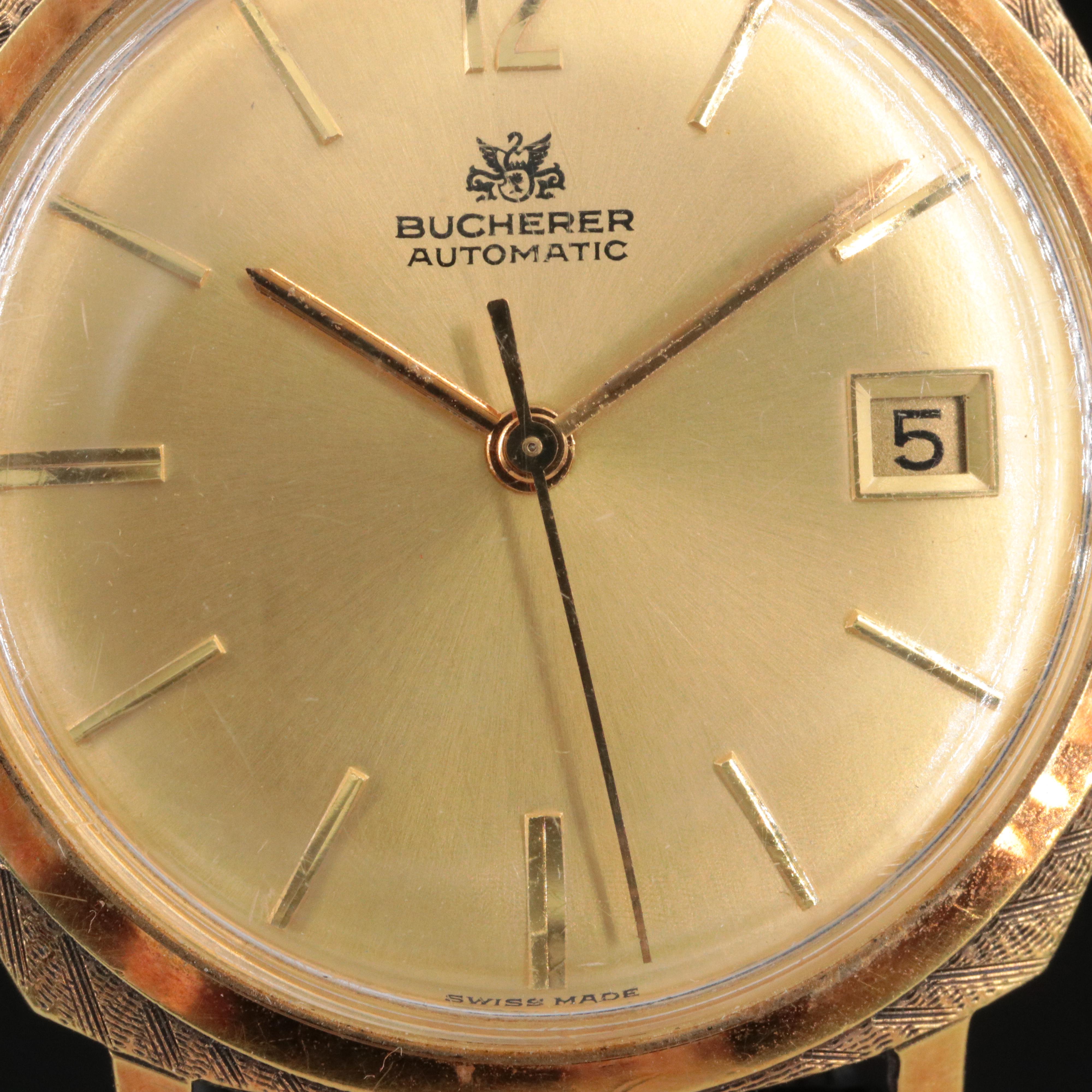 Bucherer Vintage Gold-Plated Watch