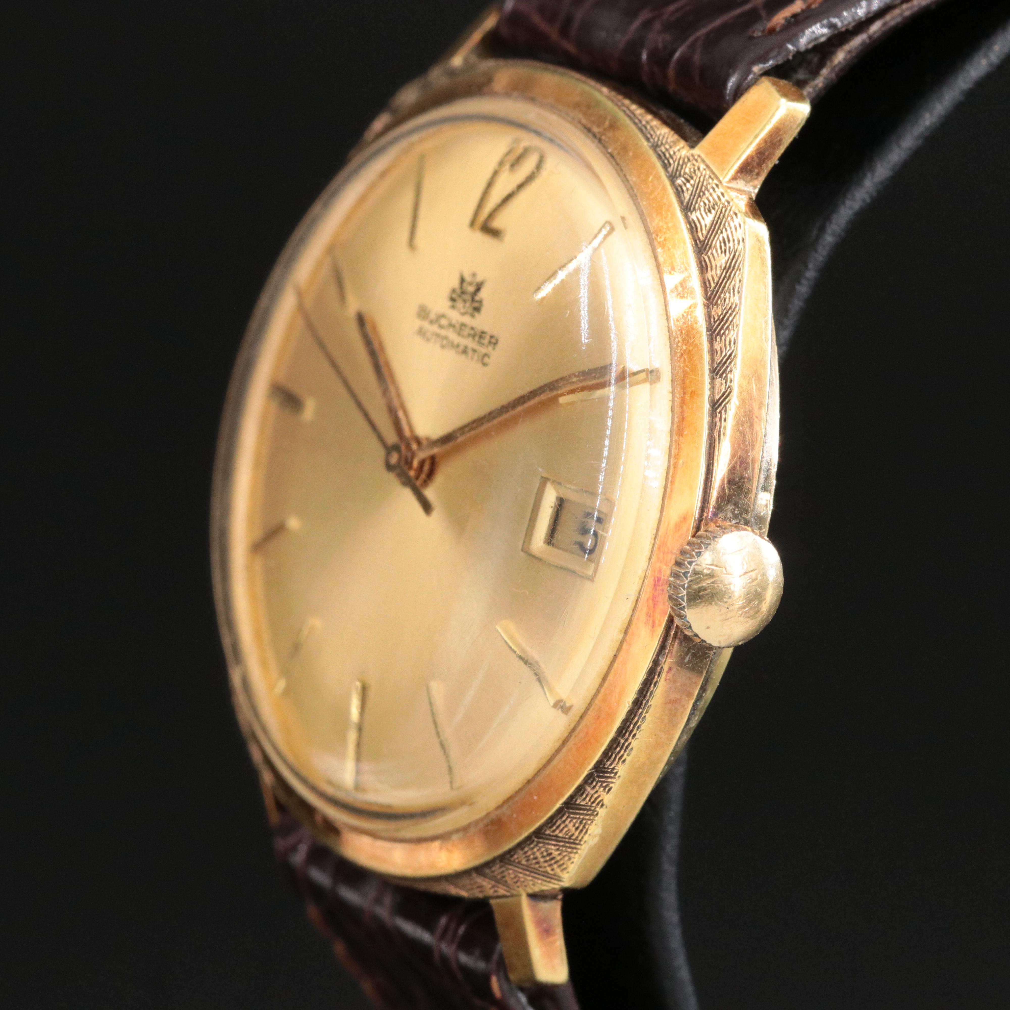 Bucherer Vintage Gold-Plated Watch
