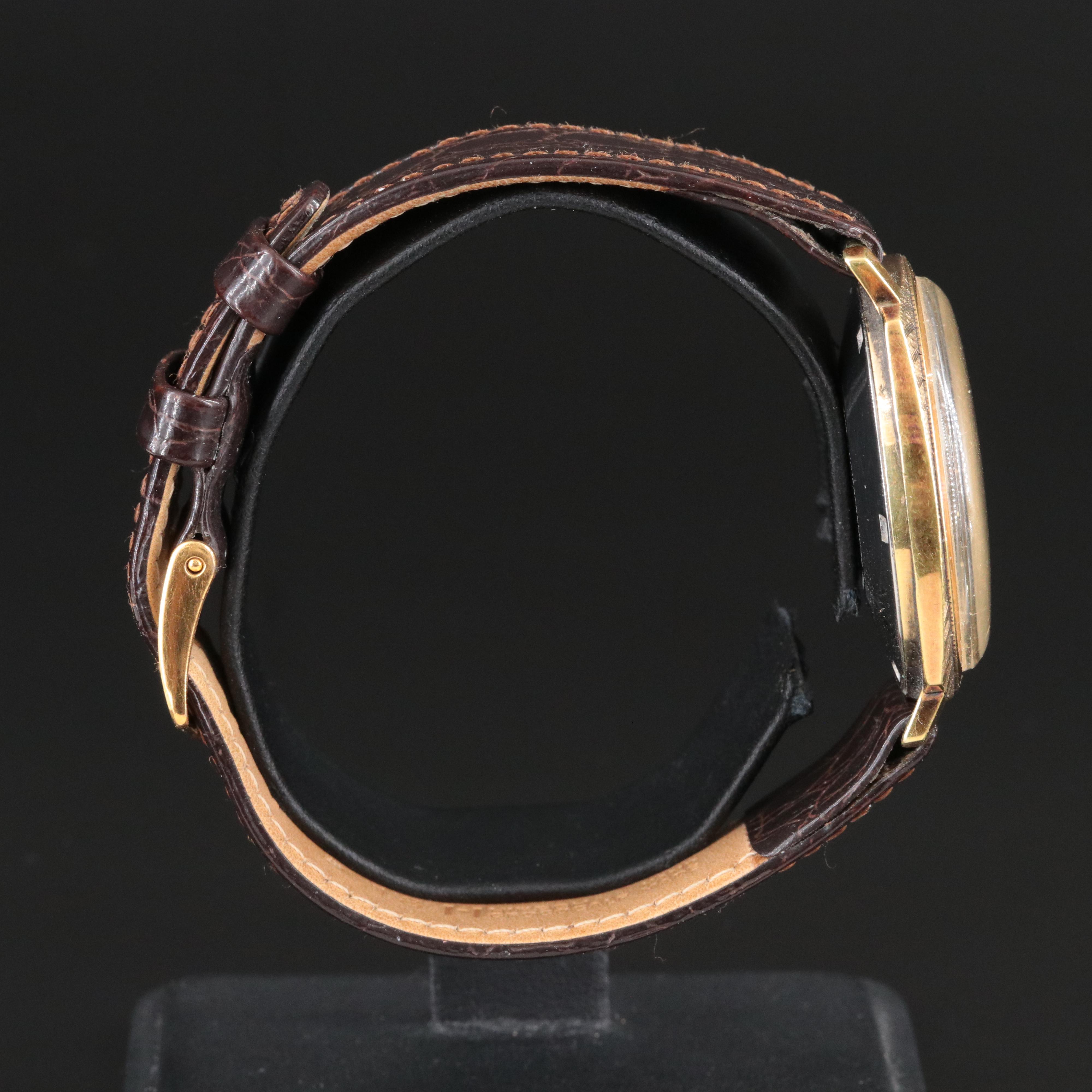 Bucherer Vintage Gold-Plated Watch