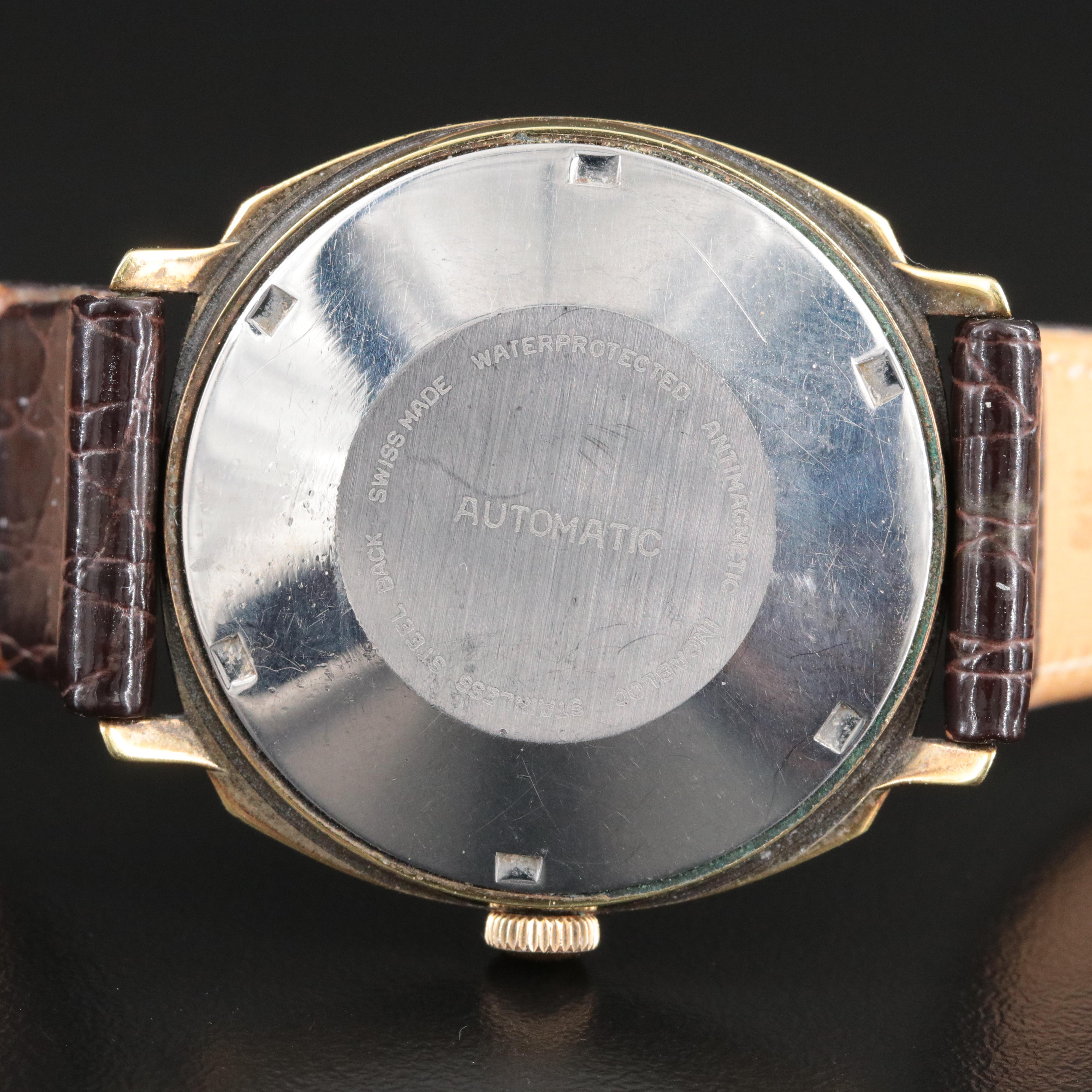 Bucherer Vintage Gold-Plated Watch