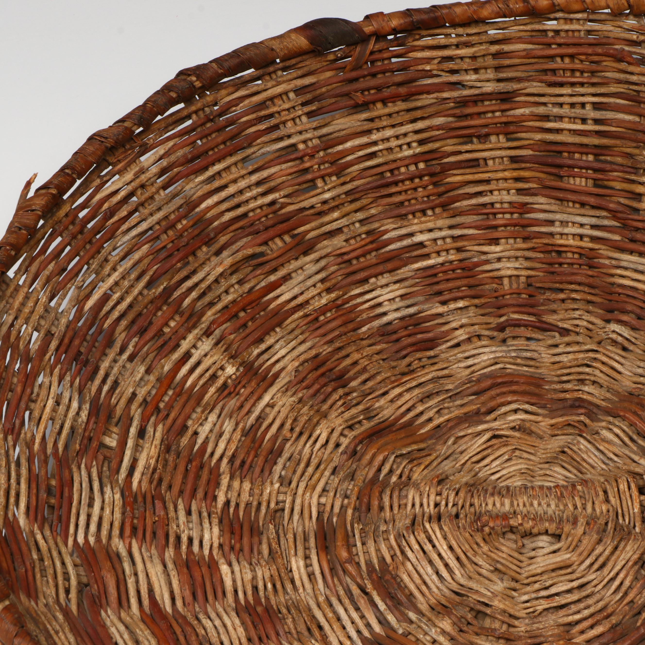 Two Indigenous Southwest Hopi Wickerwork Baskets