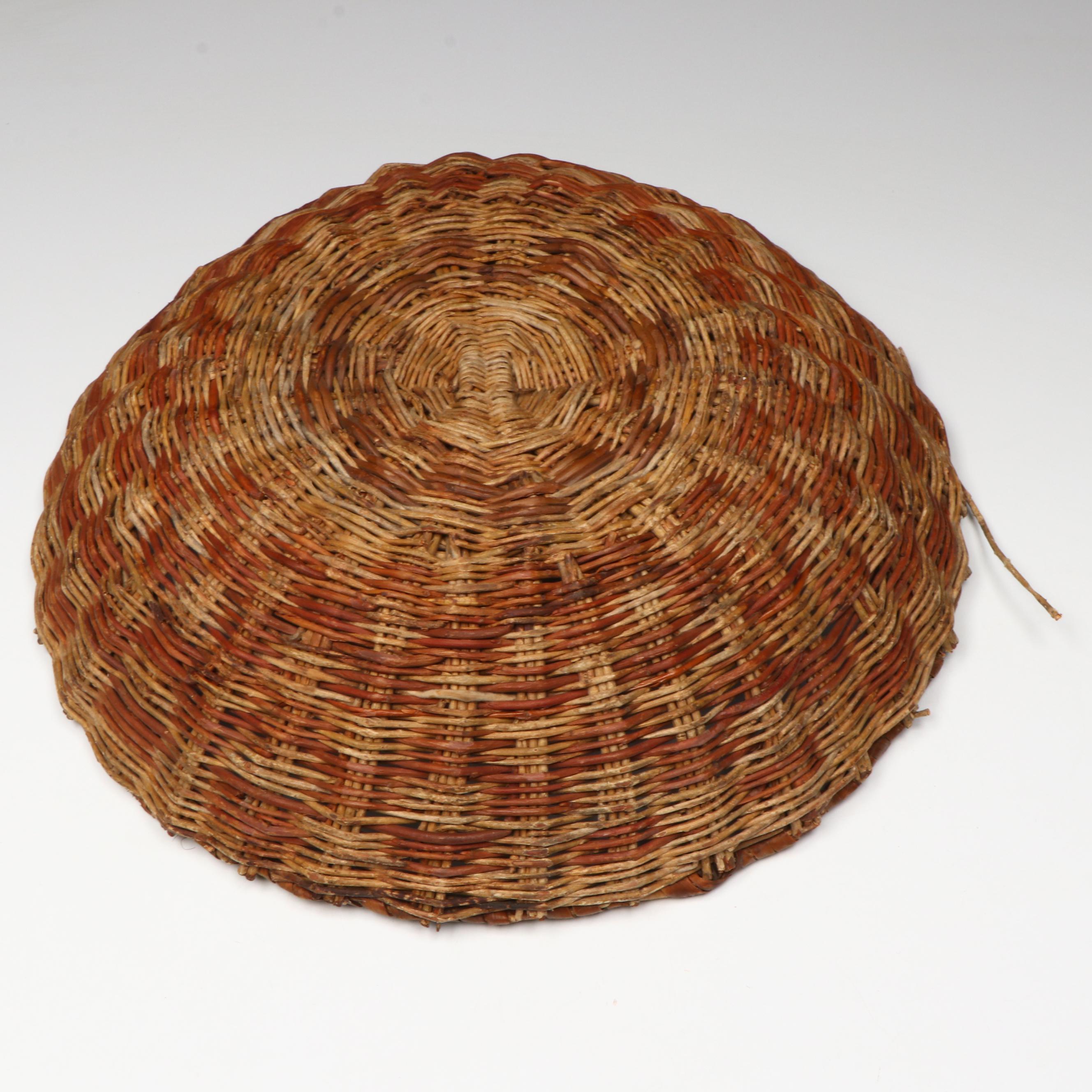 Two Indigenous Southwest Hopi Wickerwork Baskets