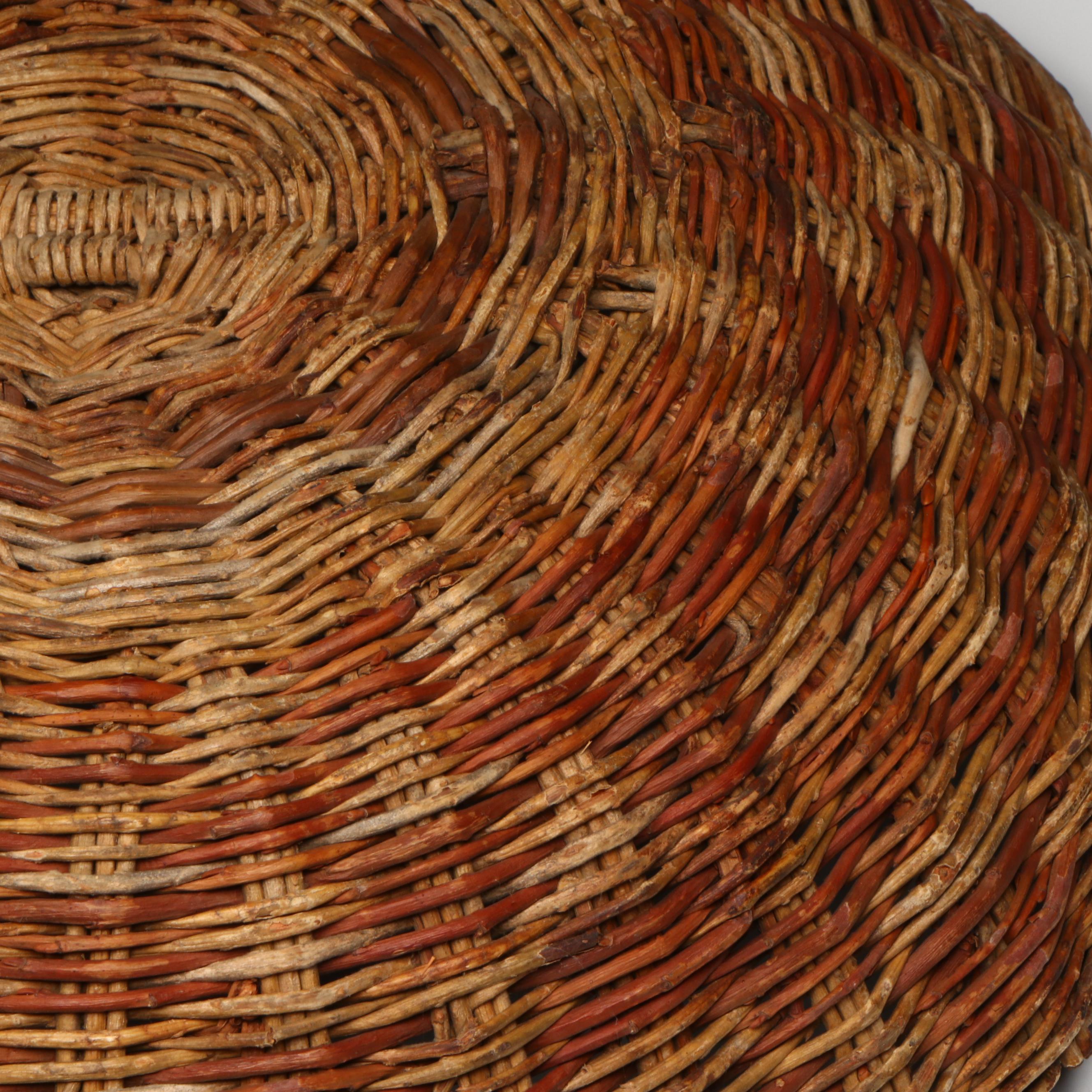 Two Indigenous Southwest Hopi Wickerwork Baskets