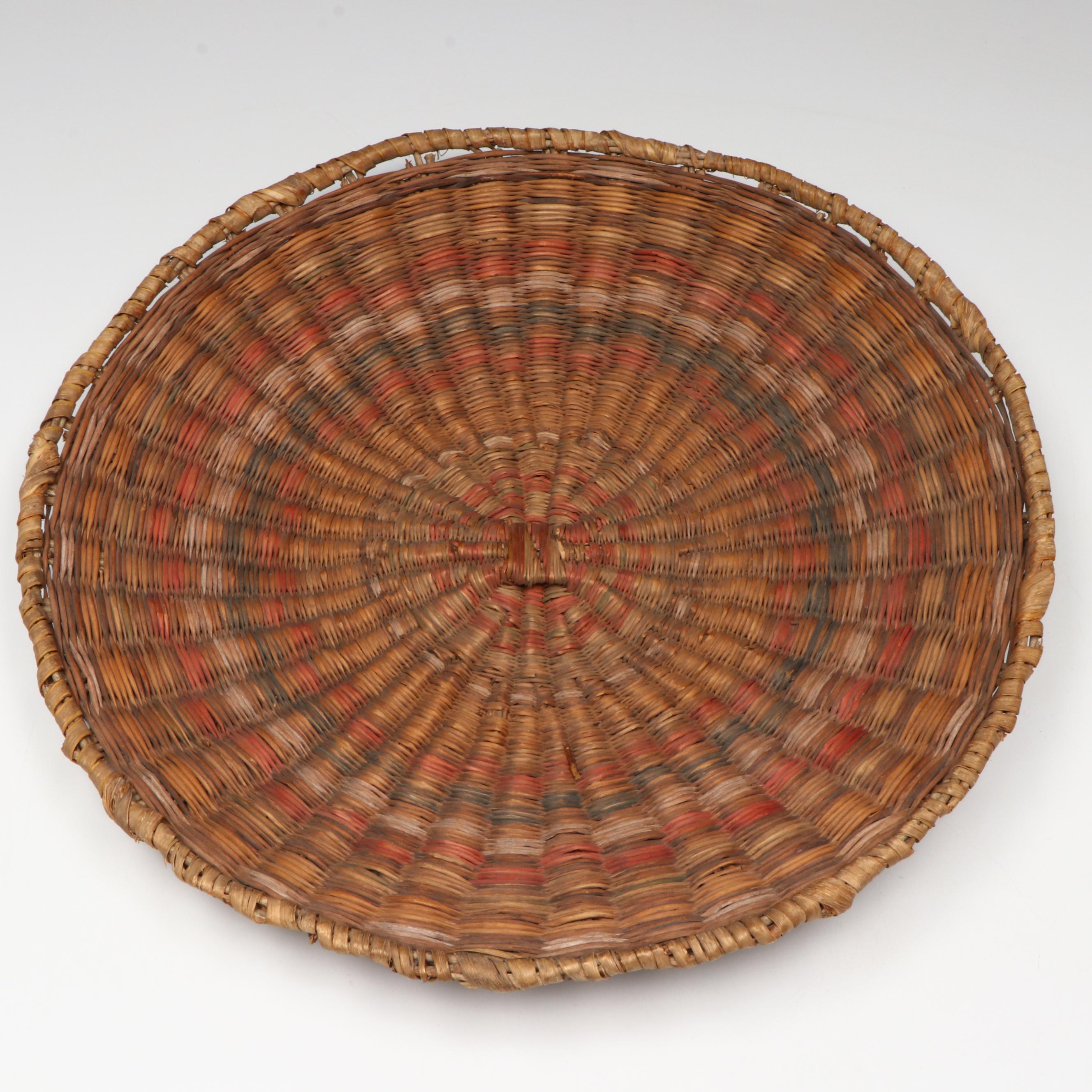 Two Indigenous Southwest Hopi Wickerwork Baskets