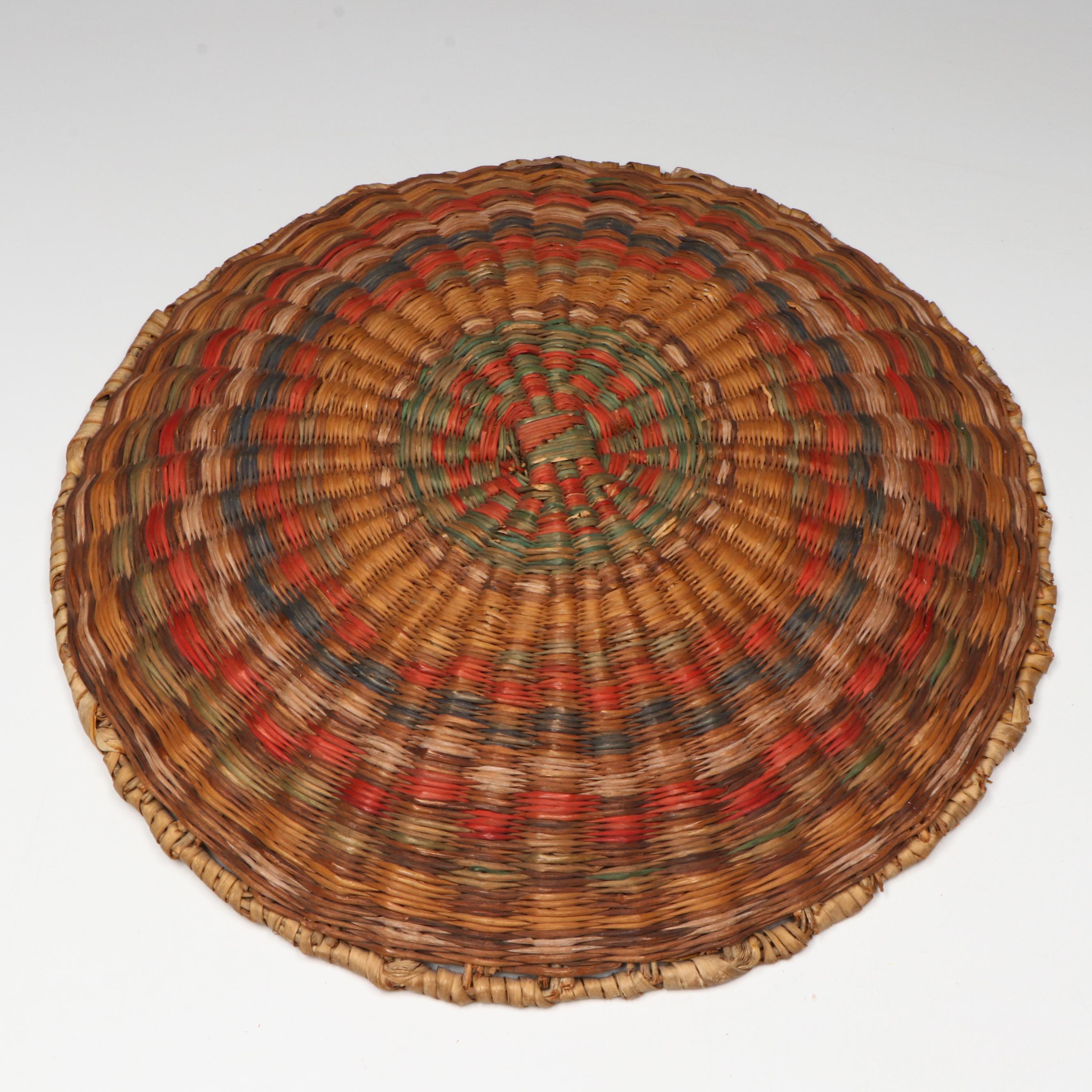Two Indigenous Southwest Hopi Wickerwork Baskets
