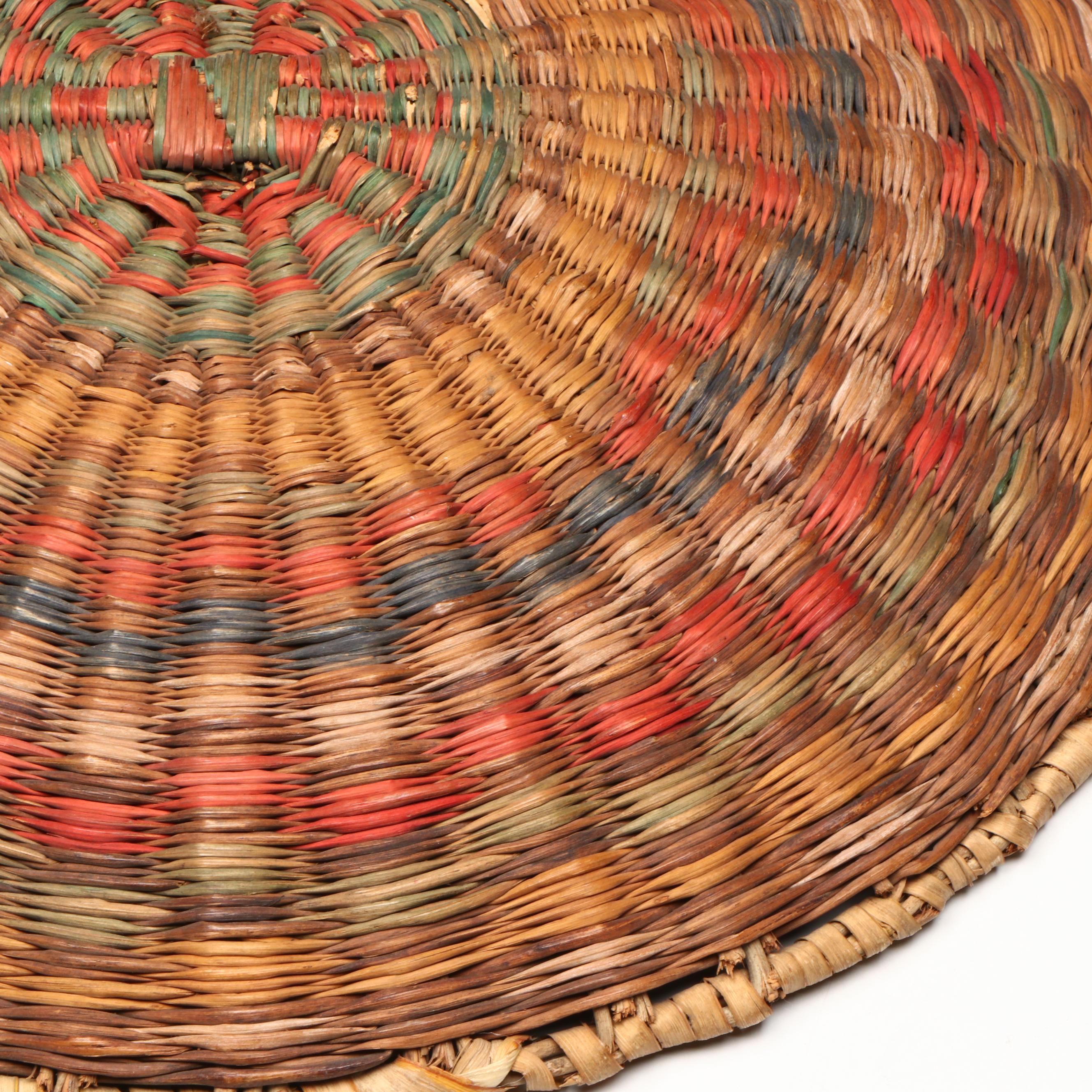 Two Indigenous Southwest Hopi Wickerwork Baskets