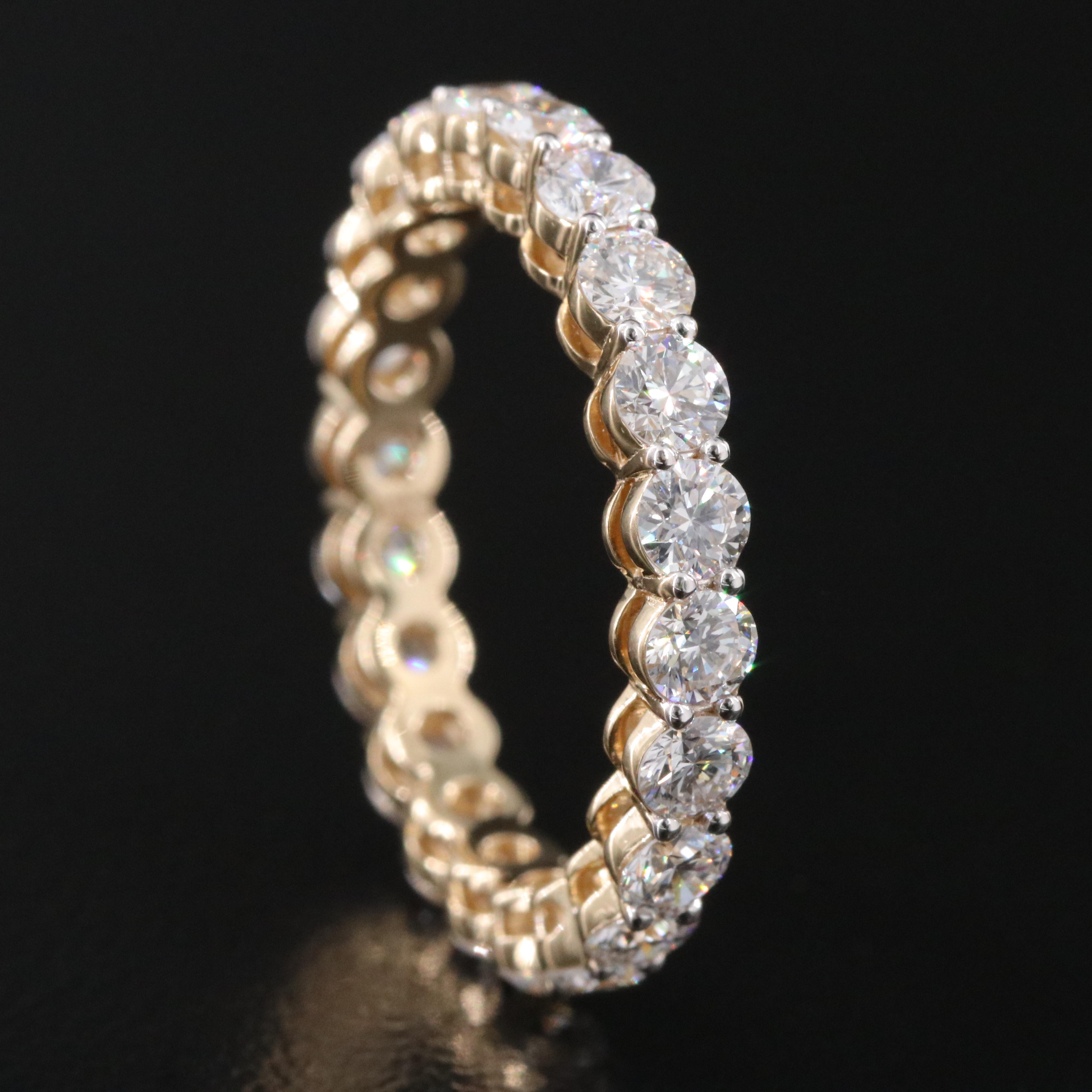 14K 2.01 CTW Lab Grown Diamond Eternity Band