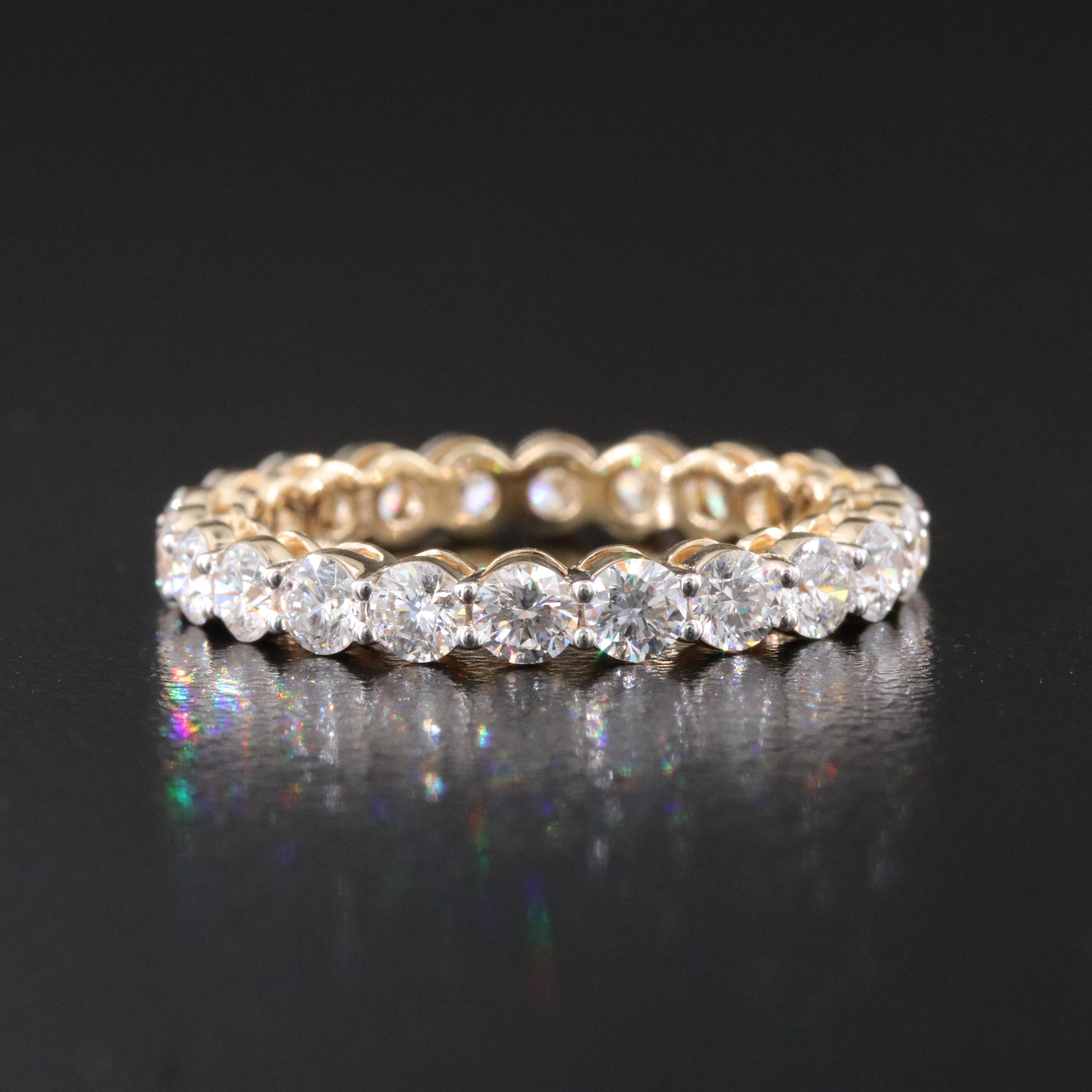 14K 2.01 CTW Lab Grown Diamond Eternity Band
