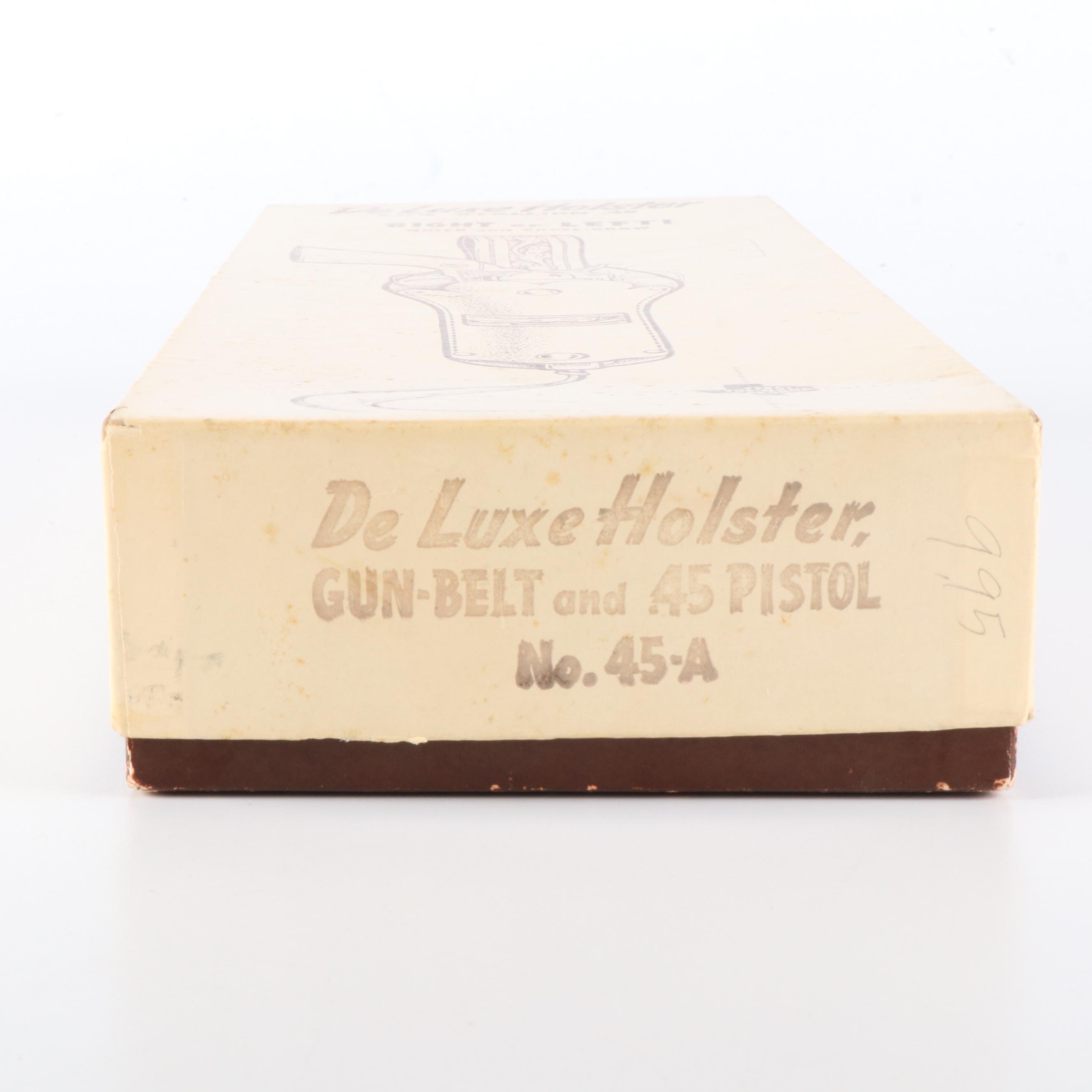 Nichols Stallion .45 Cap Pistol with Deluxe Holster