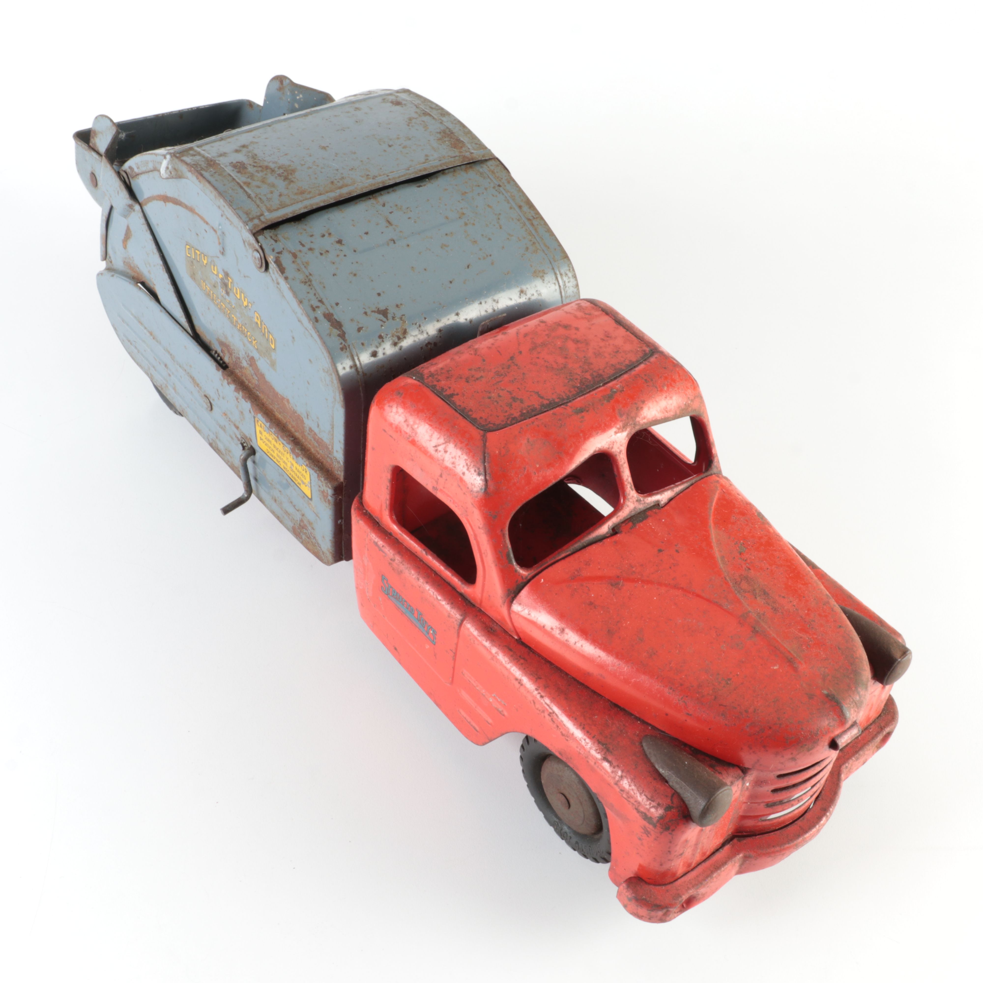 Vintage Structo Toy City of Toyland #7 Garbage Truck