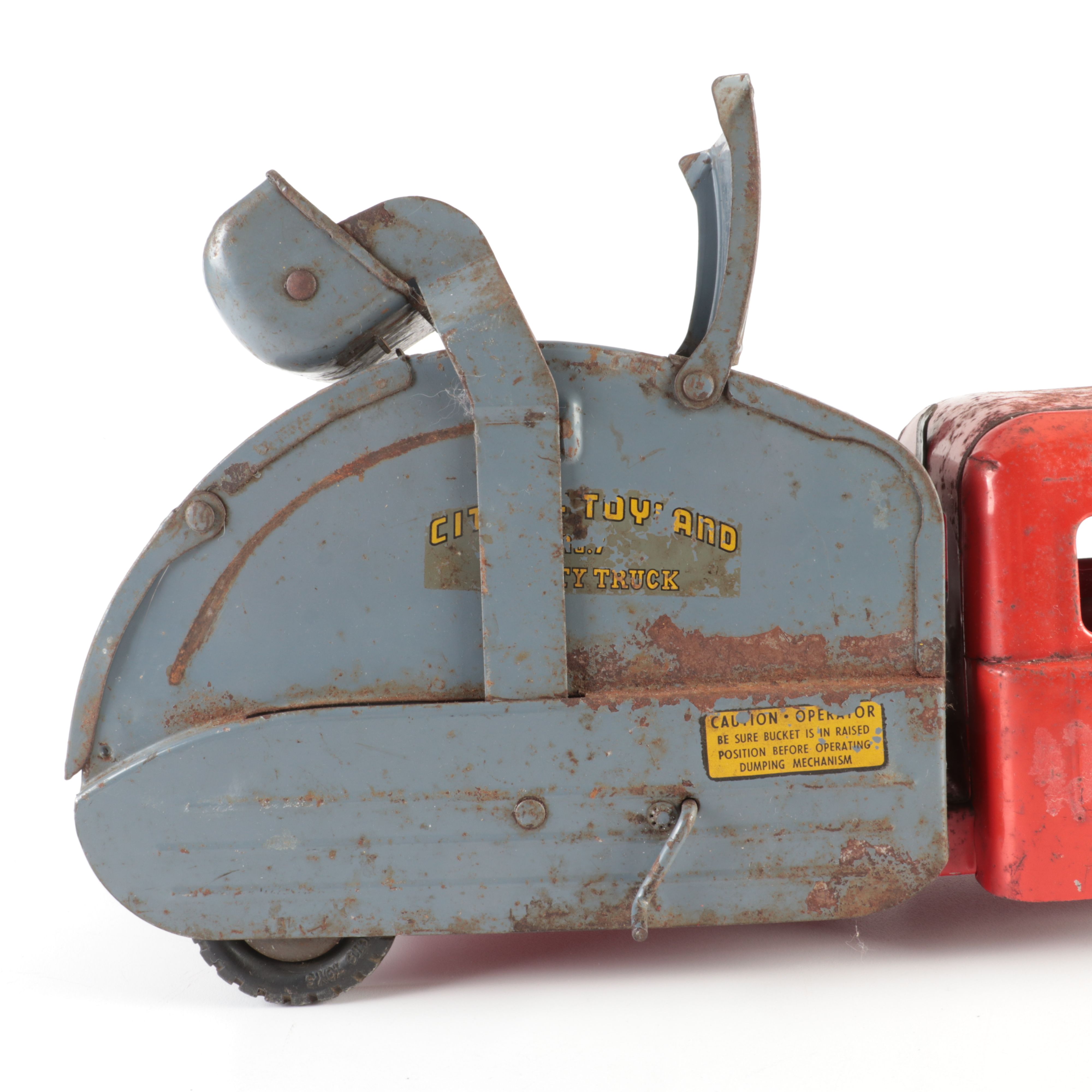 Vintage Structo Toy City of Toyland #7 Garbage Truck