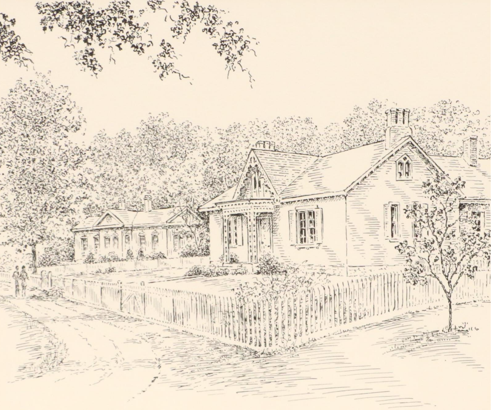 Cincinnati Halftone and Lithograph Street Scenes After Caroline Williams