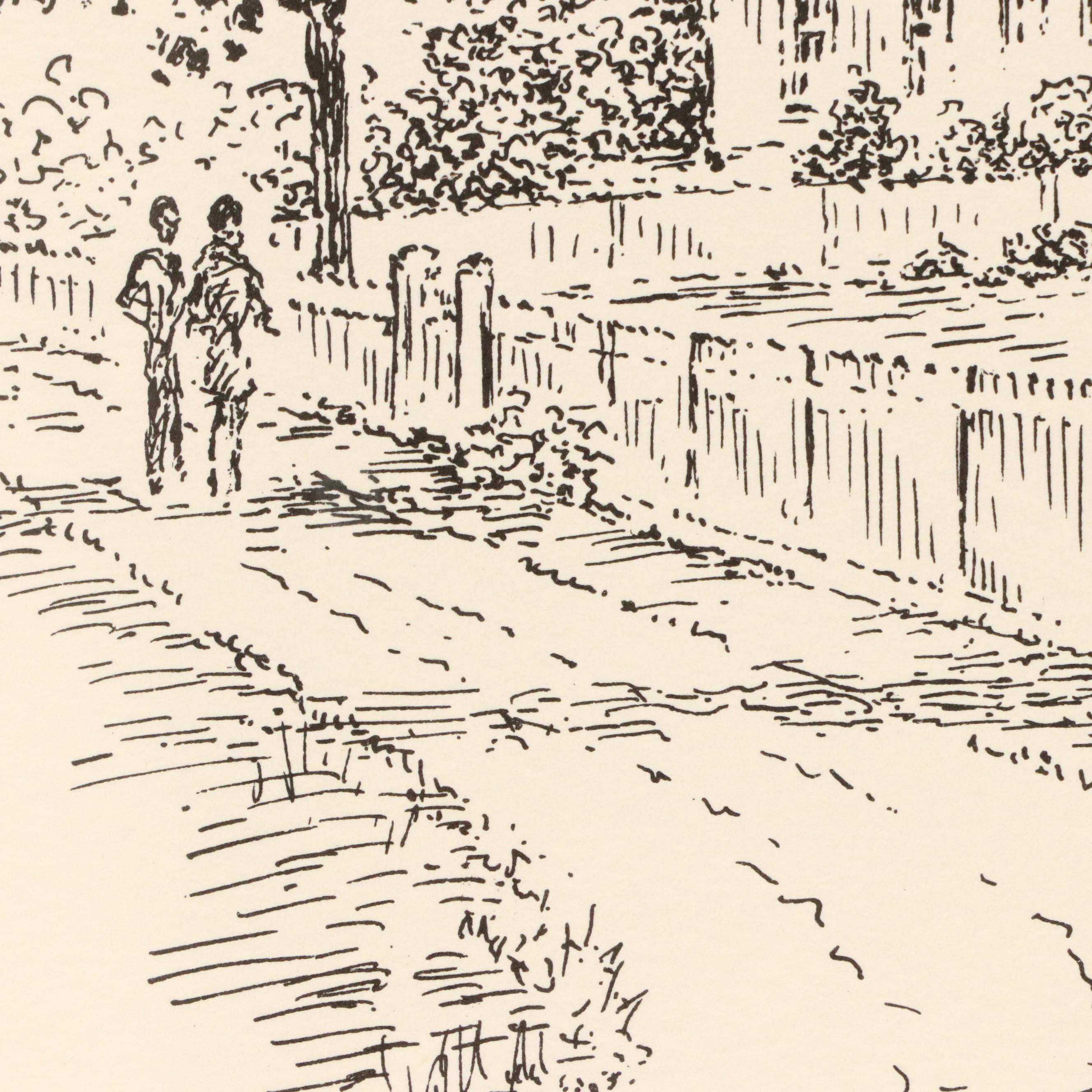 Cincinnati Halftone and Lithograph Street Scenes After Caroline Williams