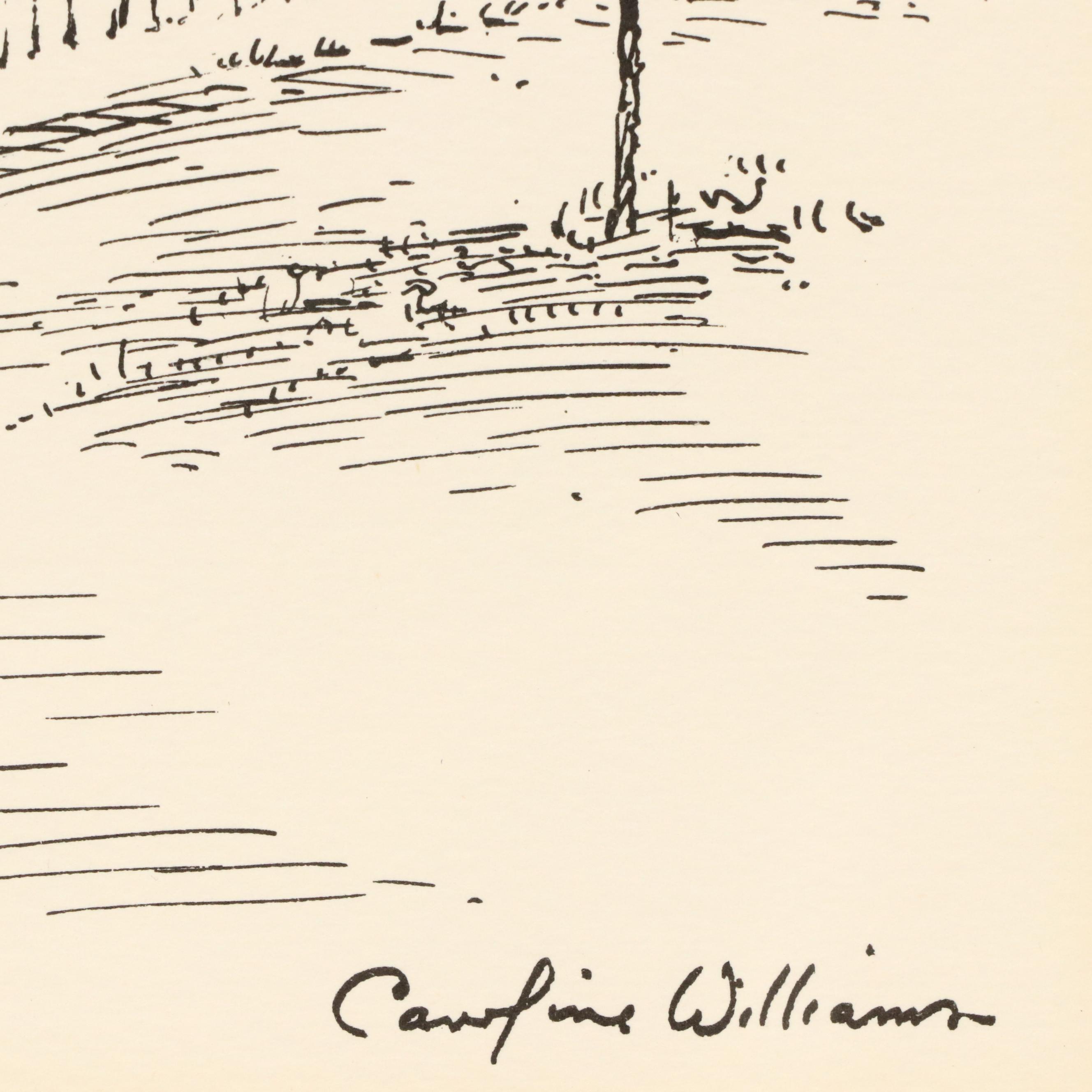 Cincinnati Halftone and Lithograph Street Scenes After Caroline Williams