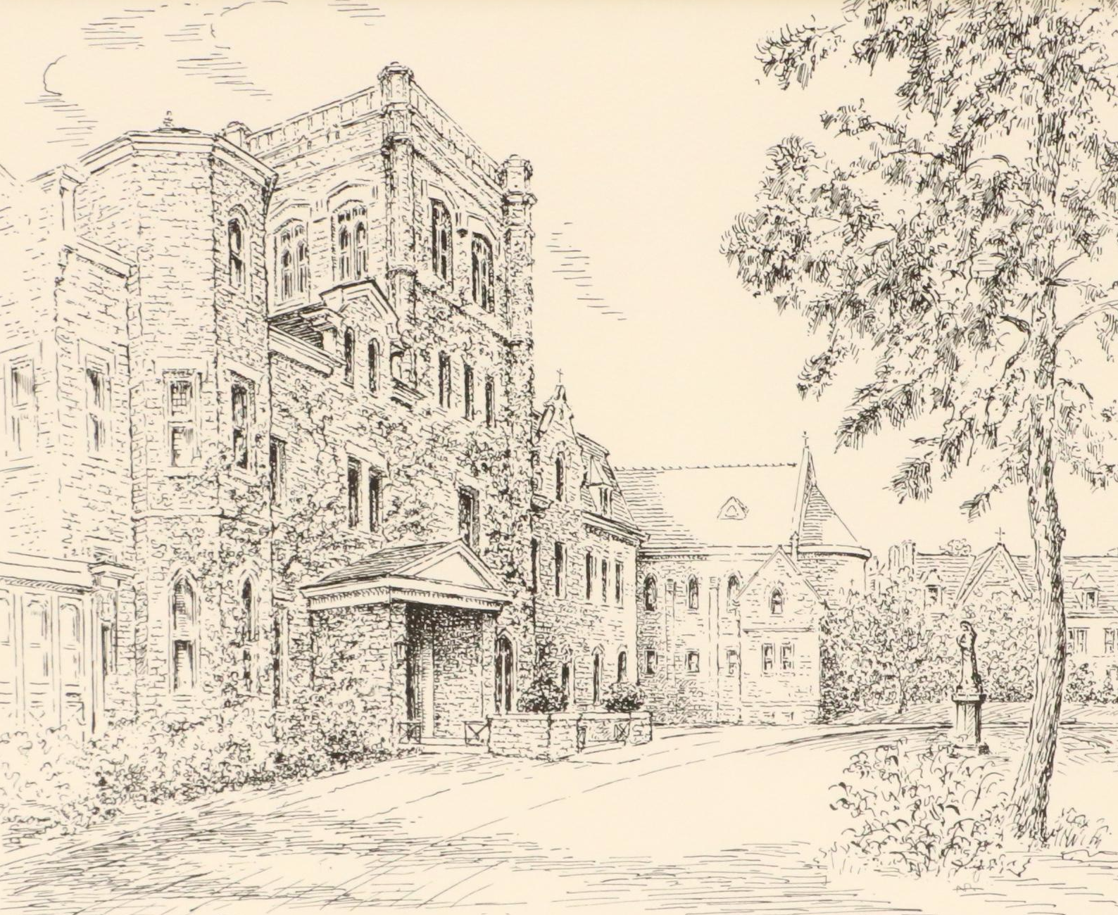 Cincinnati Halftone and Lithograph Street Scenes After Caroline Williams