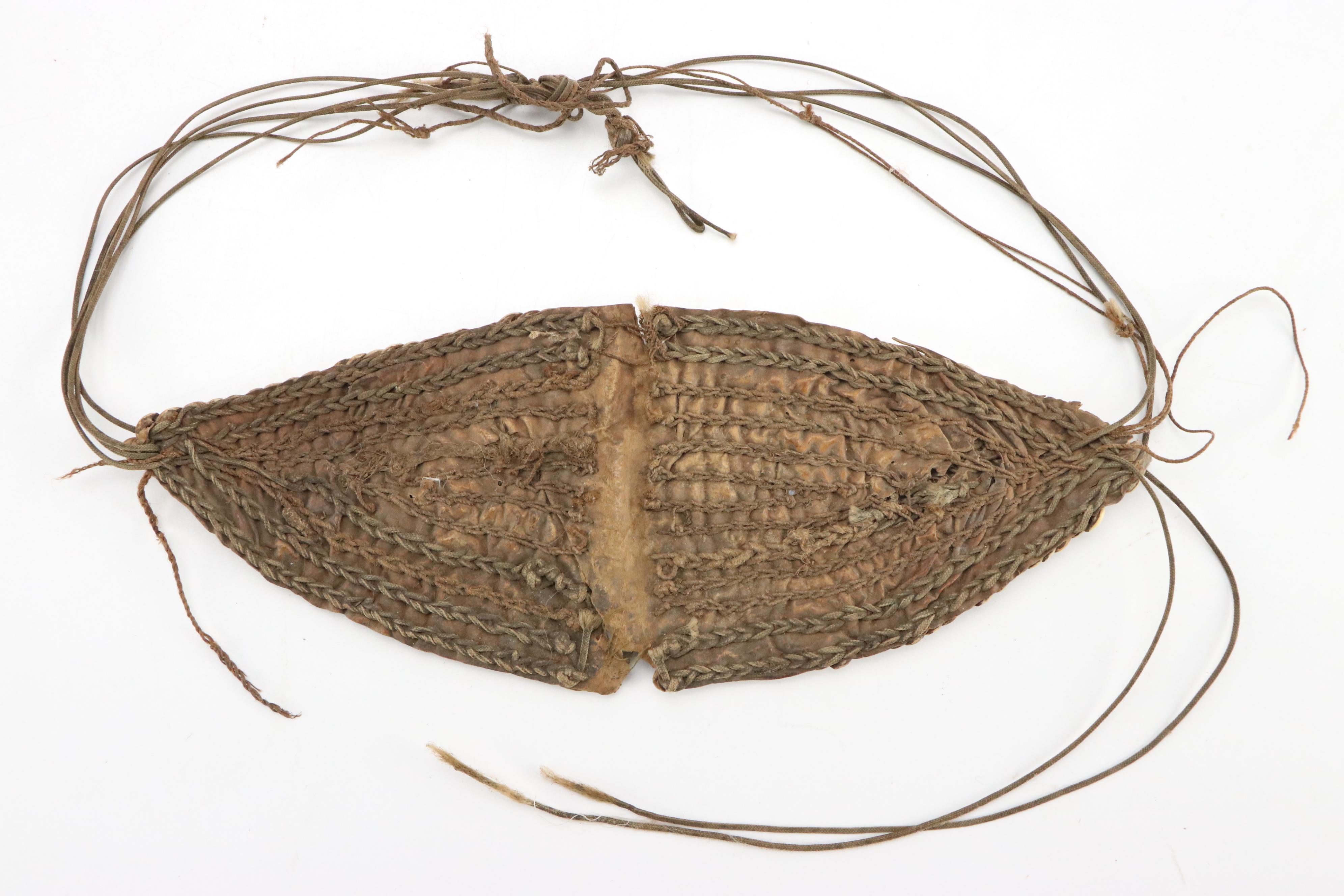 Papua New Guinea Nassa Shell Headband with Sepik River Bone Hair Pin